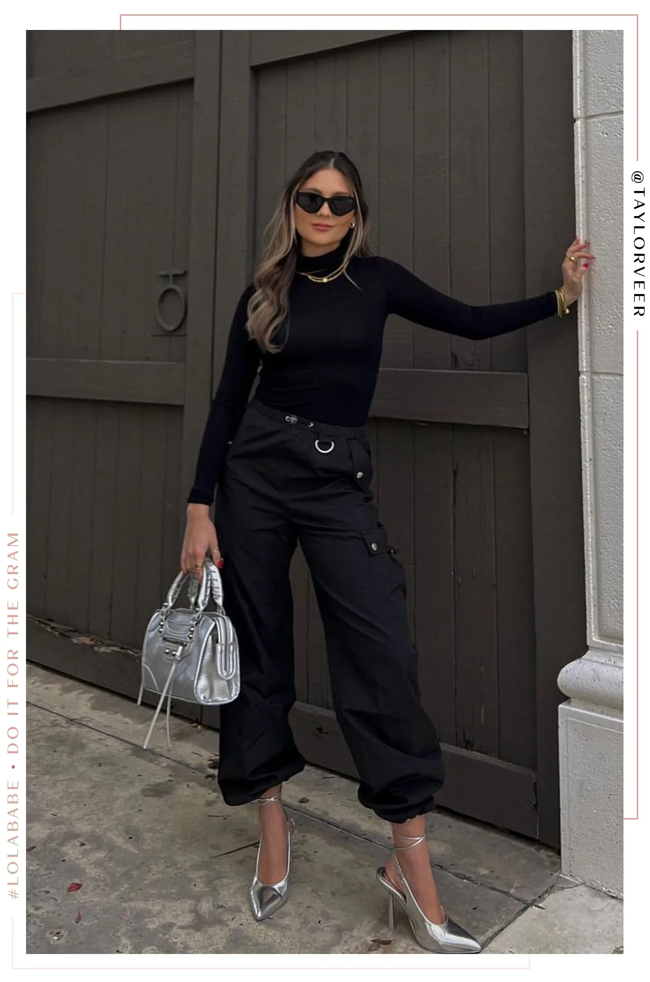 Natalie Crossbody Shoulder Bag - Silver sold by Miss Lola product image thumbnail 5