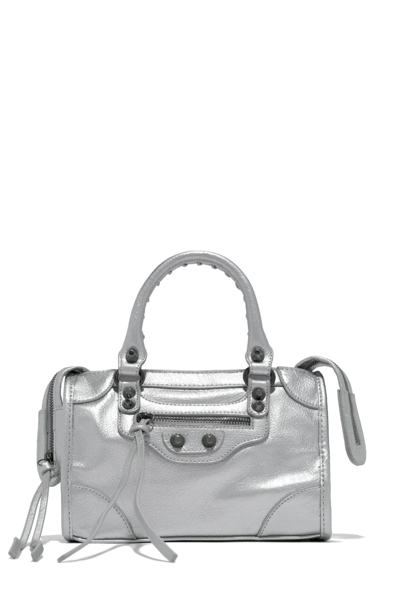 Natalie Crossbody Shoulder Bag - Silver sold by Miss Lola