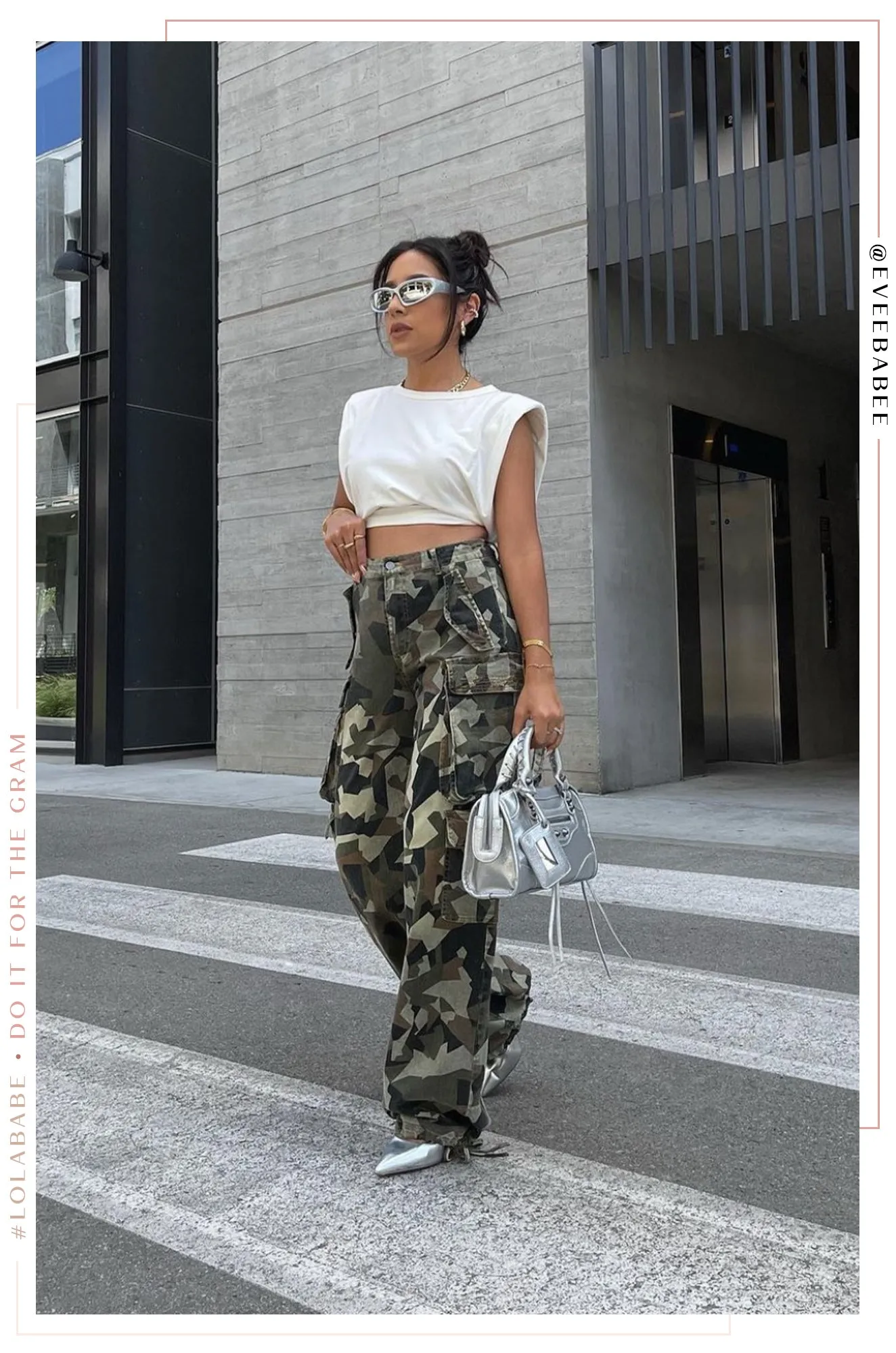 Natalie Crossbody Shoulder Bag - Silver sold by Miss Lola product image thumbnail 3