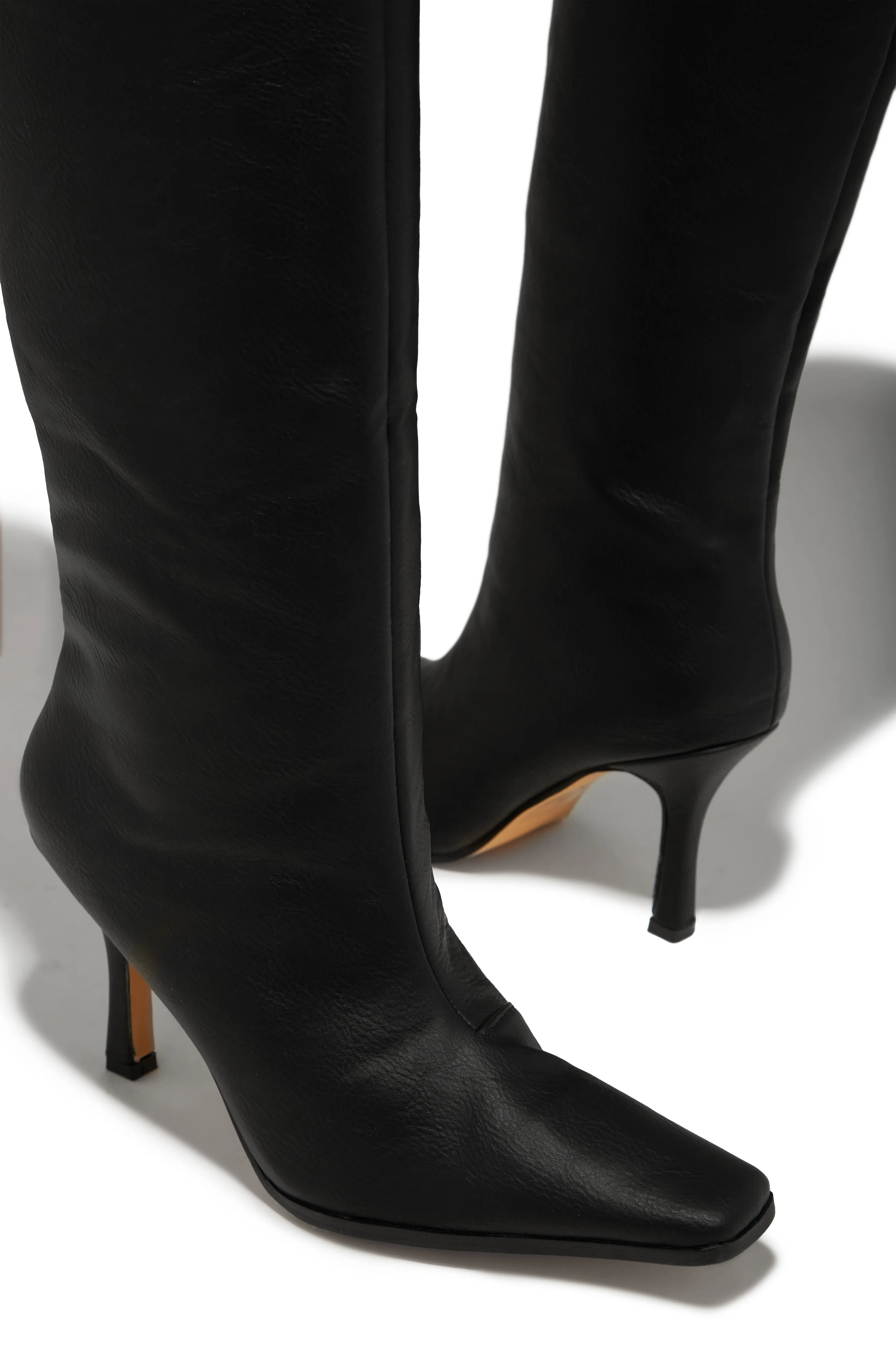 Kianza Heel Boots - Black sold by Miss Lola product image thumbnail 3