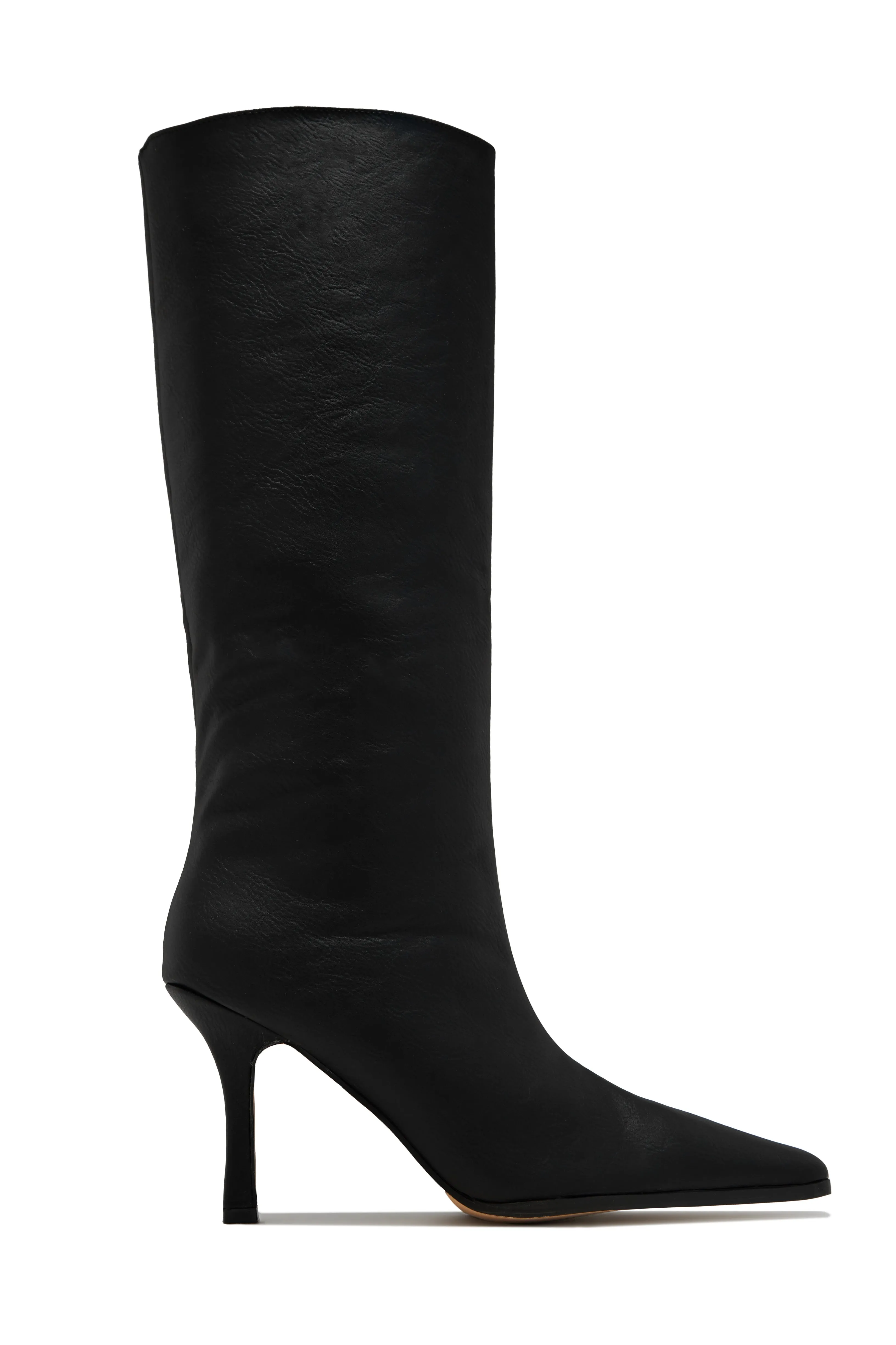 Kianza Heel Boots - Black sold by Miss Lola