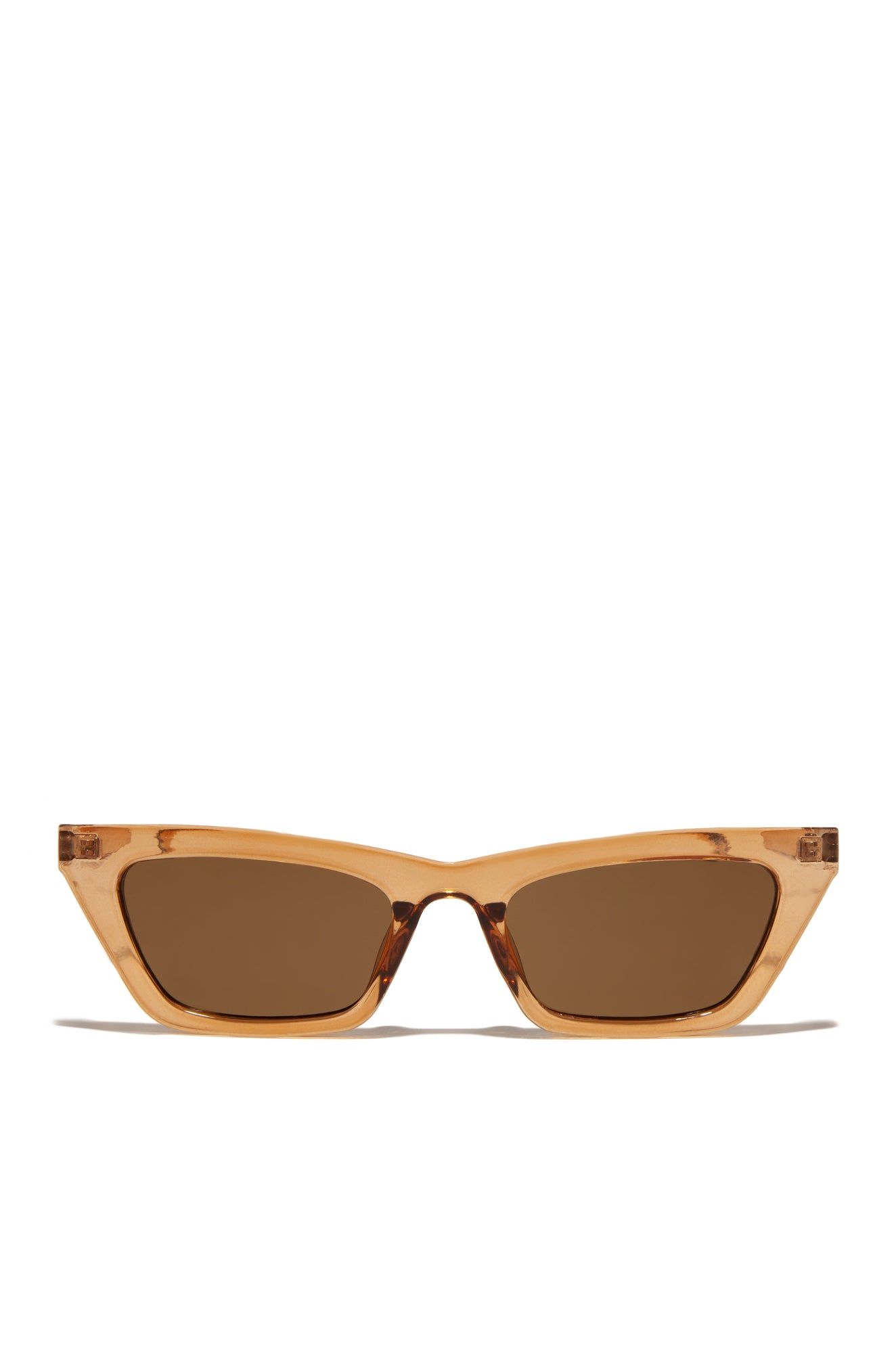 Downtown Streets Sunglasses - Tan sold by Miss Lola