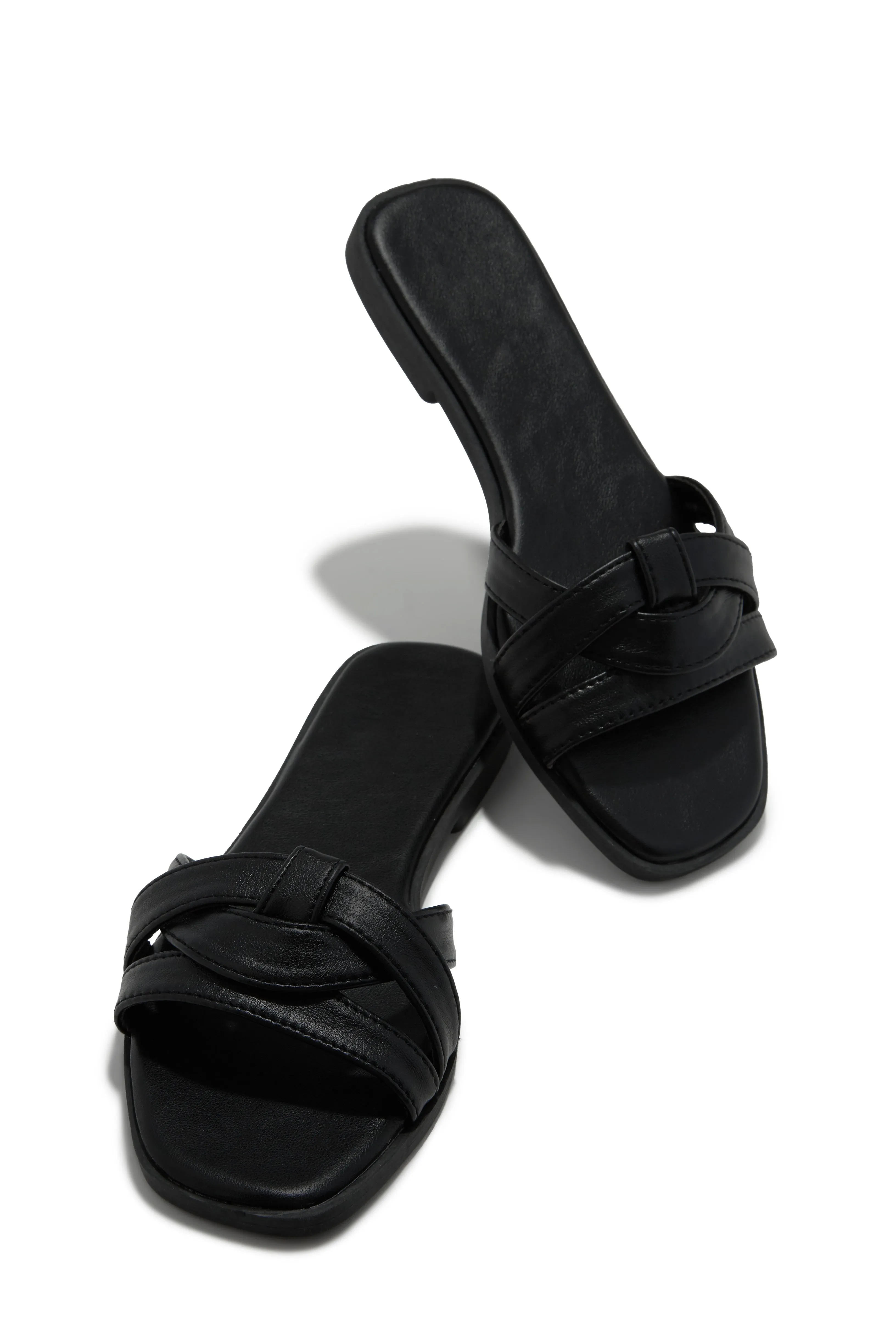 Maile Slip On Sandals - Black sold by Miss Lola product image thumbnail 3