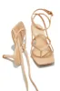 Marbelia Single Sole Mid Heels - Nude sold by Miss Lola