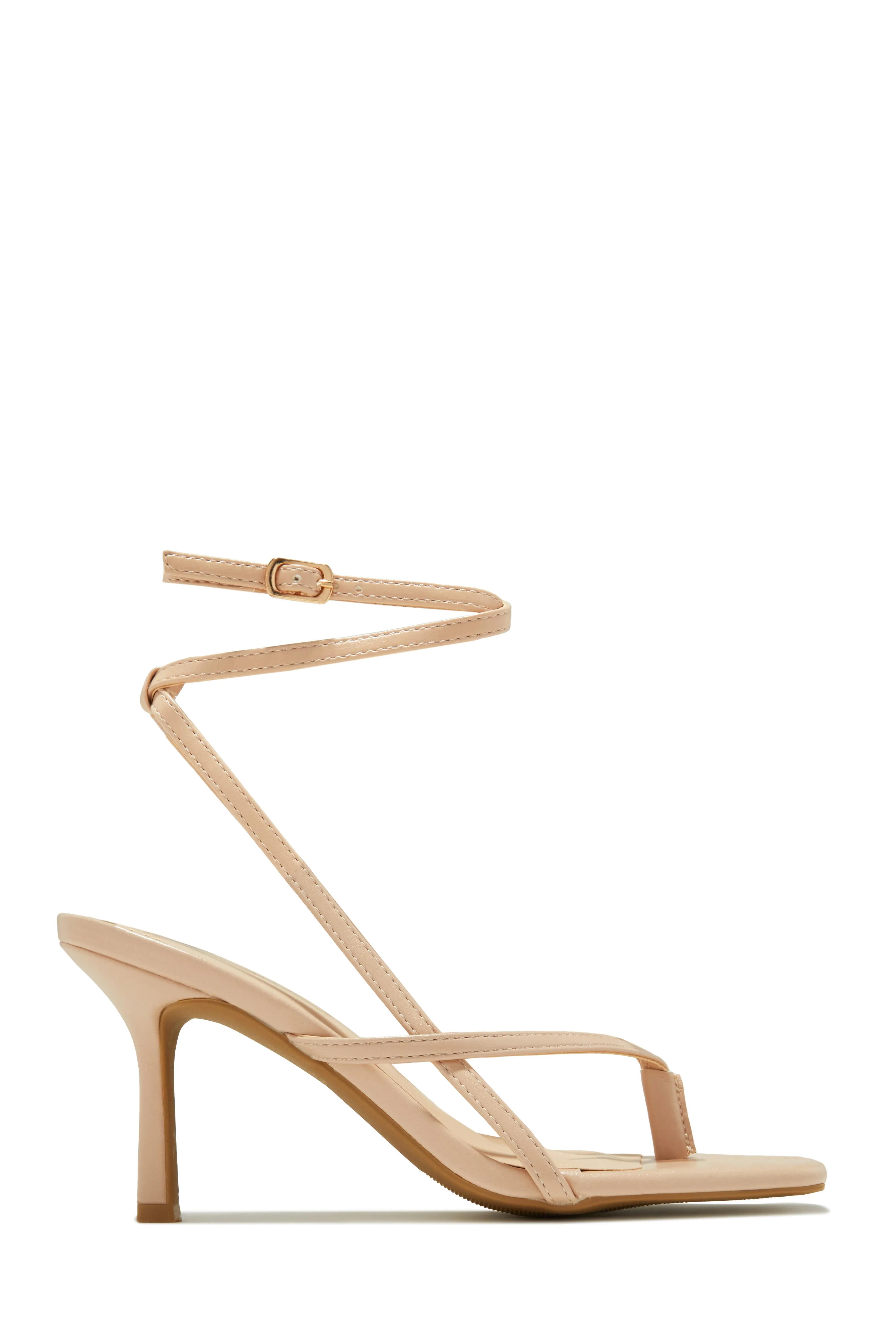 Marbelia Single Sole Mid Heels - Nude sold by Miss Lola product image thumbnail 3