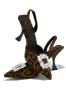Anissia Slingback Embellished Pumps - Leopard sold by Miss Lola