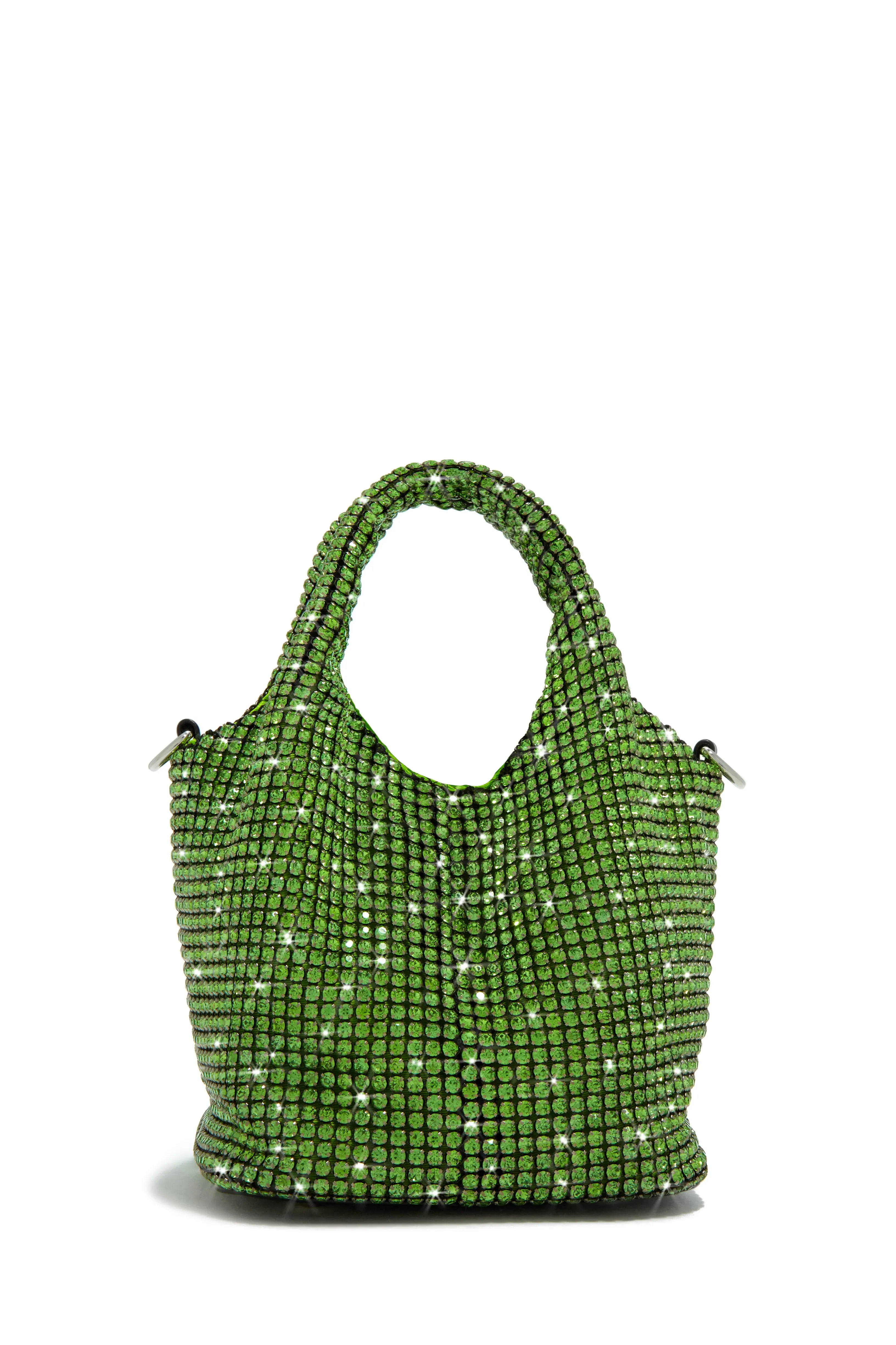 Cydni Embellished Bucket Bag - Green sold by Miss Lola
