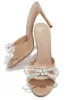 Mishelle Embellished Mule Heels - Nude sold by Miss Lola