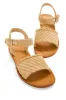 Island Sand Flat Sandals - Nude sold by Miss Lola