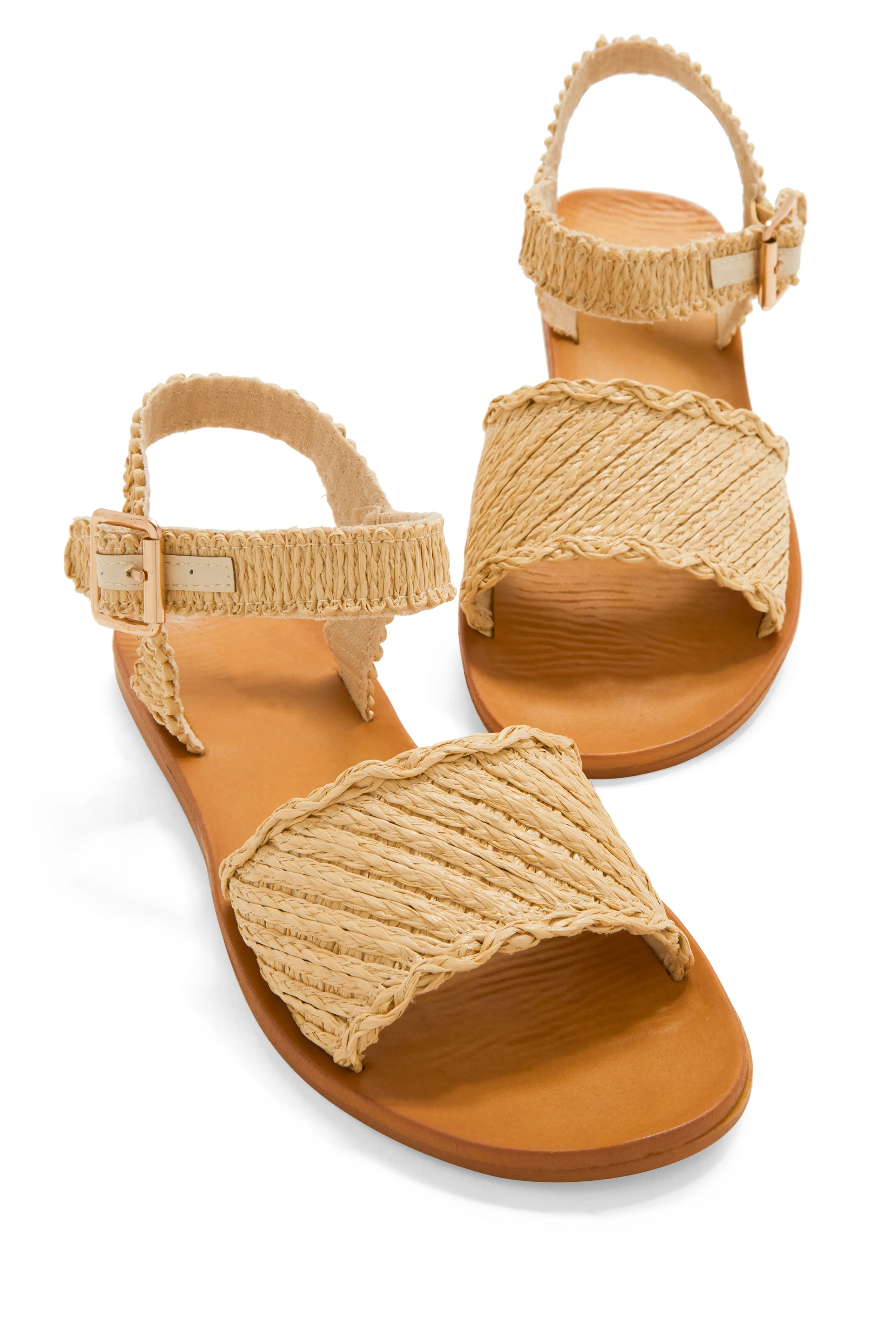 Island Sand Flat Sandals - Nude sold by Miss Lola product image thumbnail 4