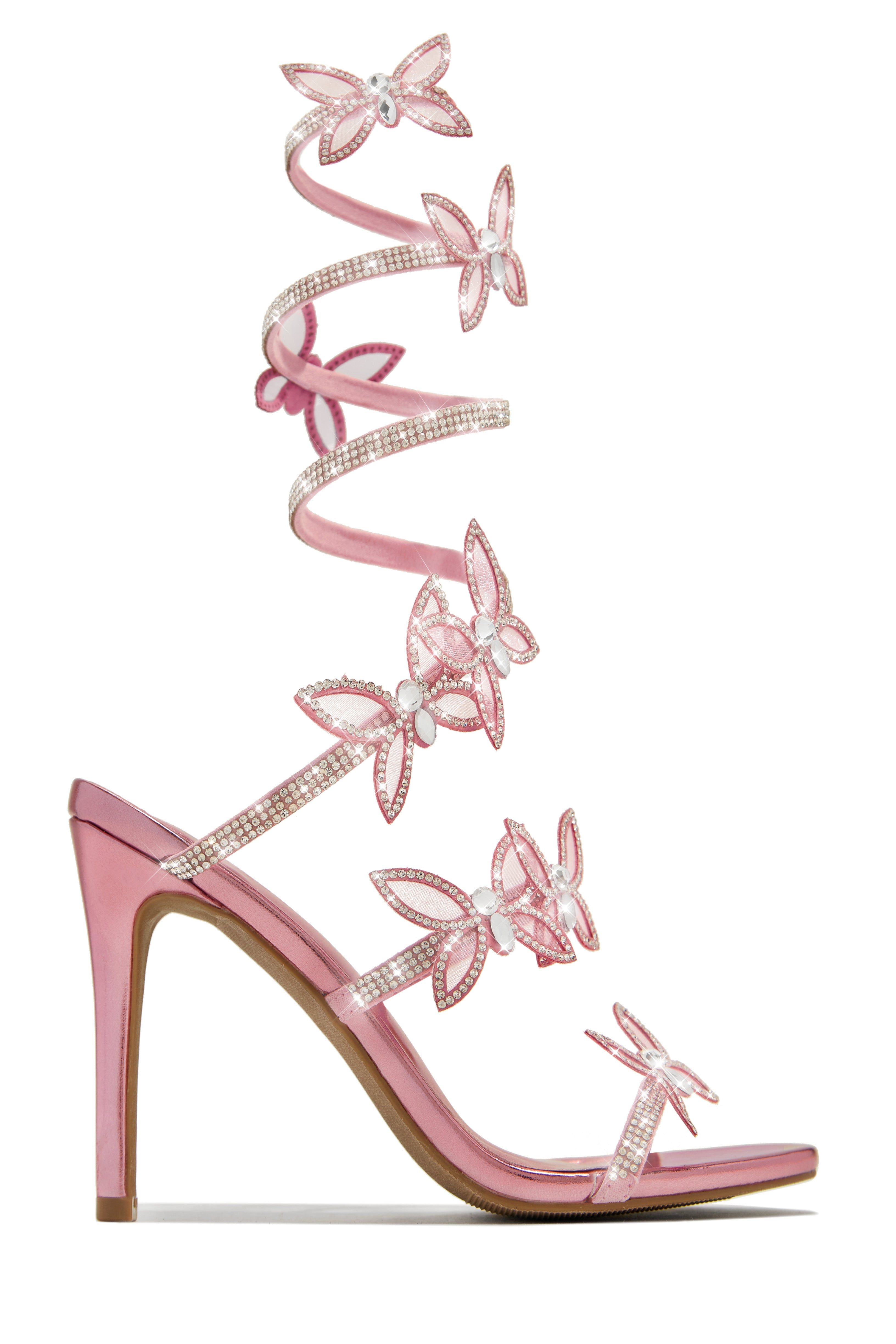 Fantasy Butterfly Heels - Pink sold by Miss Lola product image thumbnail 5