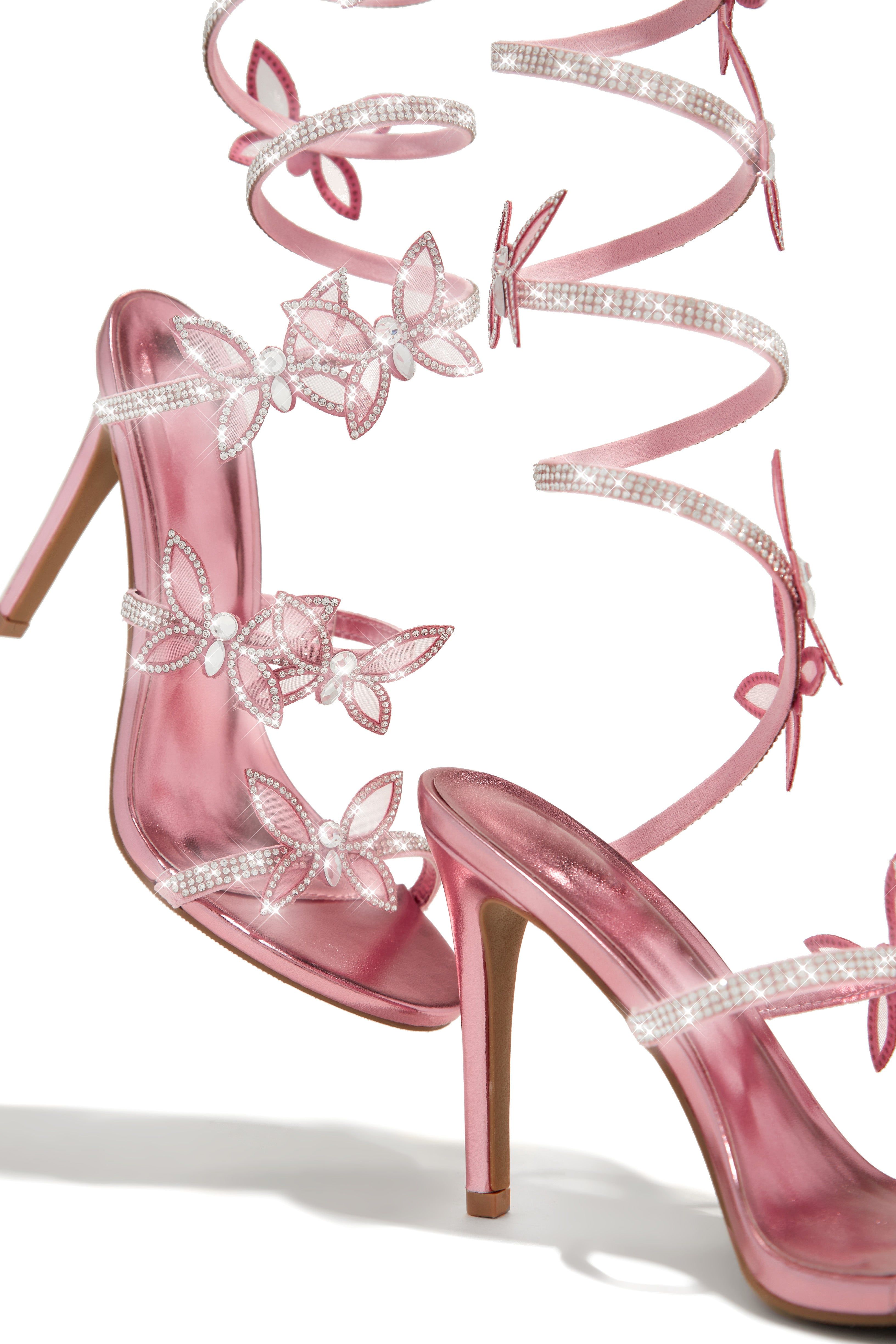 Fantasy Butterfly Heels - Pink sold by Miss Lola product image thumbnail 4
