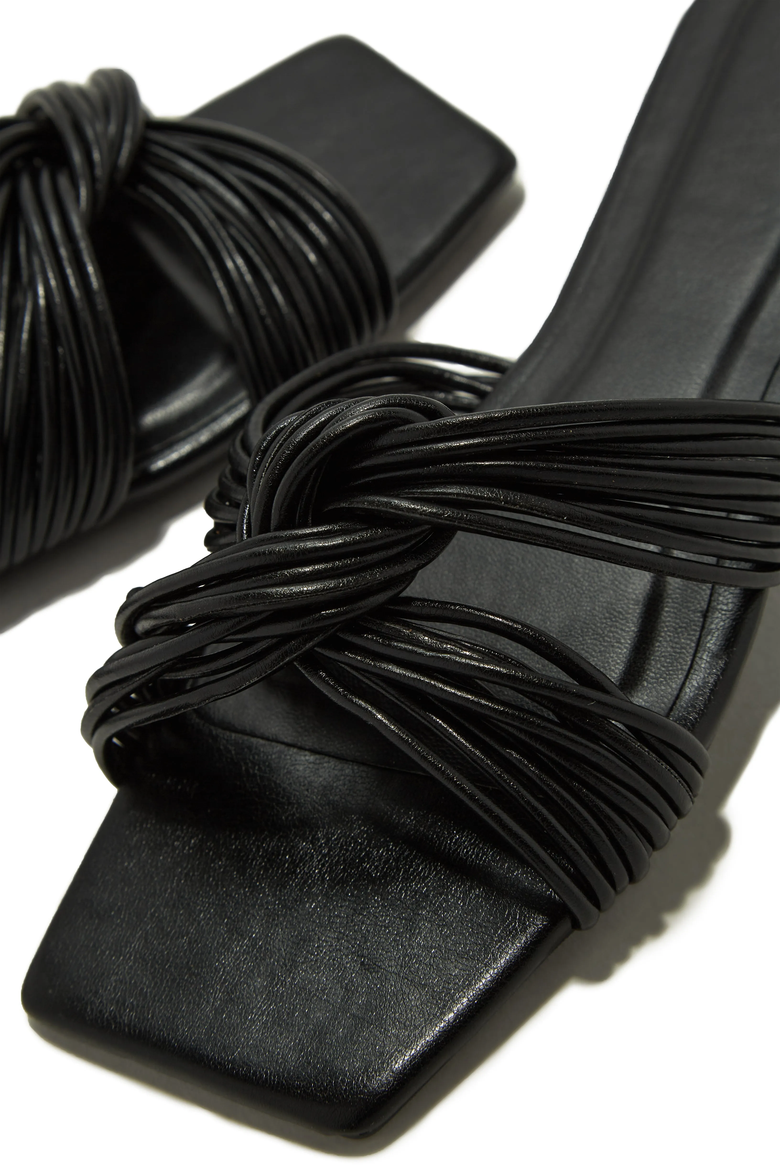 Island Lover Slip On Sandals - Black sold by Miss Lola product image thumbnail 3