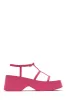 Beach Trip Flat Platform Sandals - Pink sold by Miss Lola