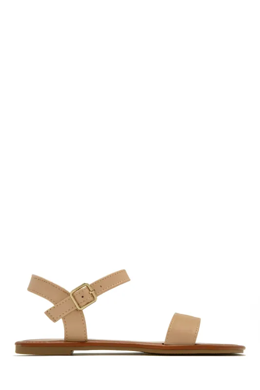 Island Cruise Flat Sandals - Nude sold by Miss Lola