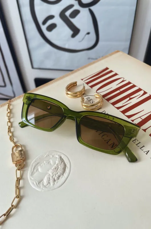 City Lust Sunglasses - Green sold by Miss Lola