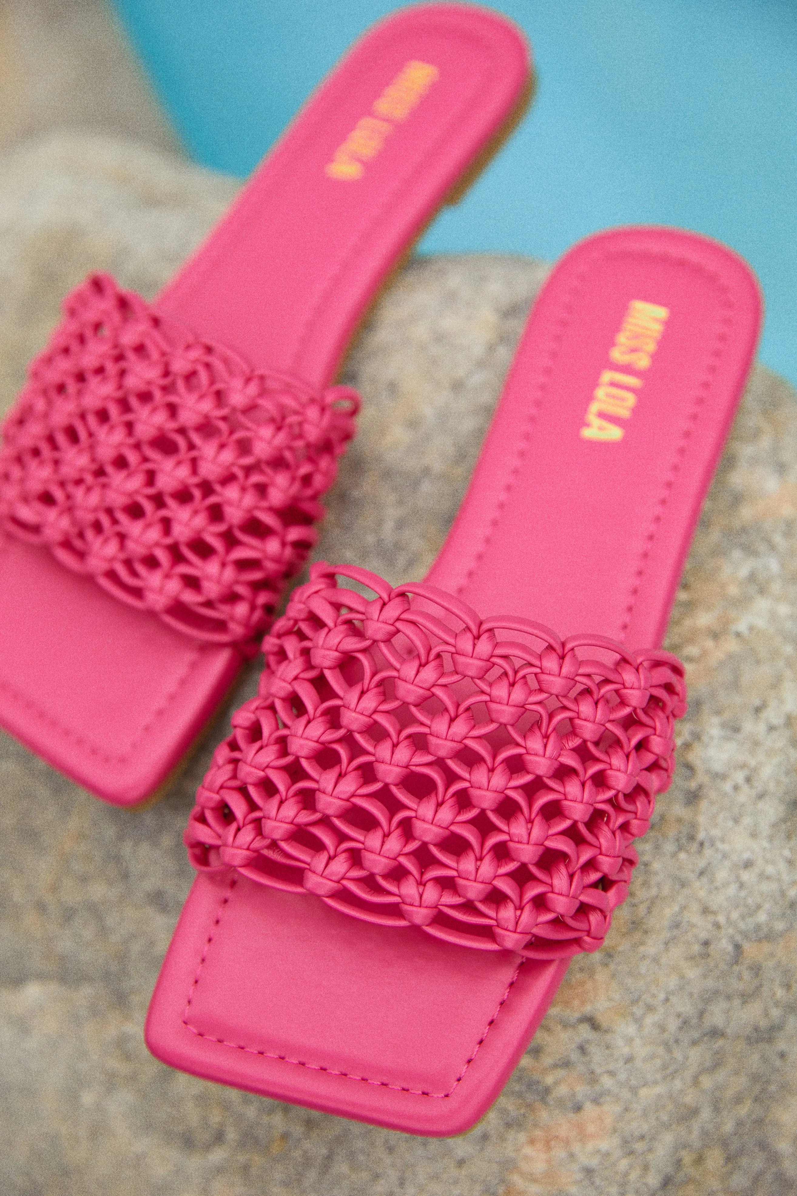 Playa Hermosa Slip On Sandals - Pink sold by Miss Lola product image thumbnail 3