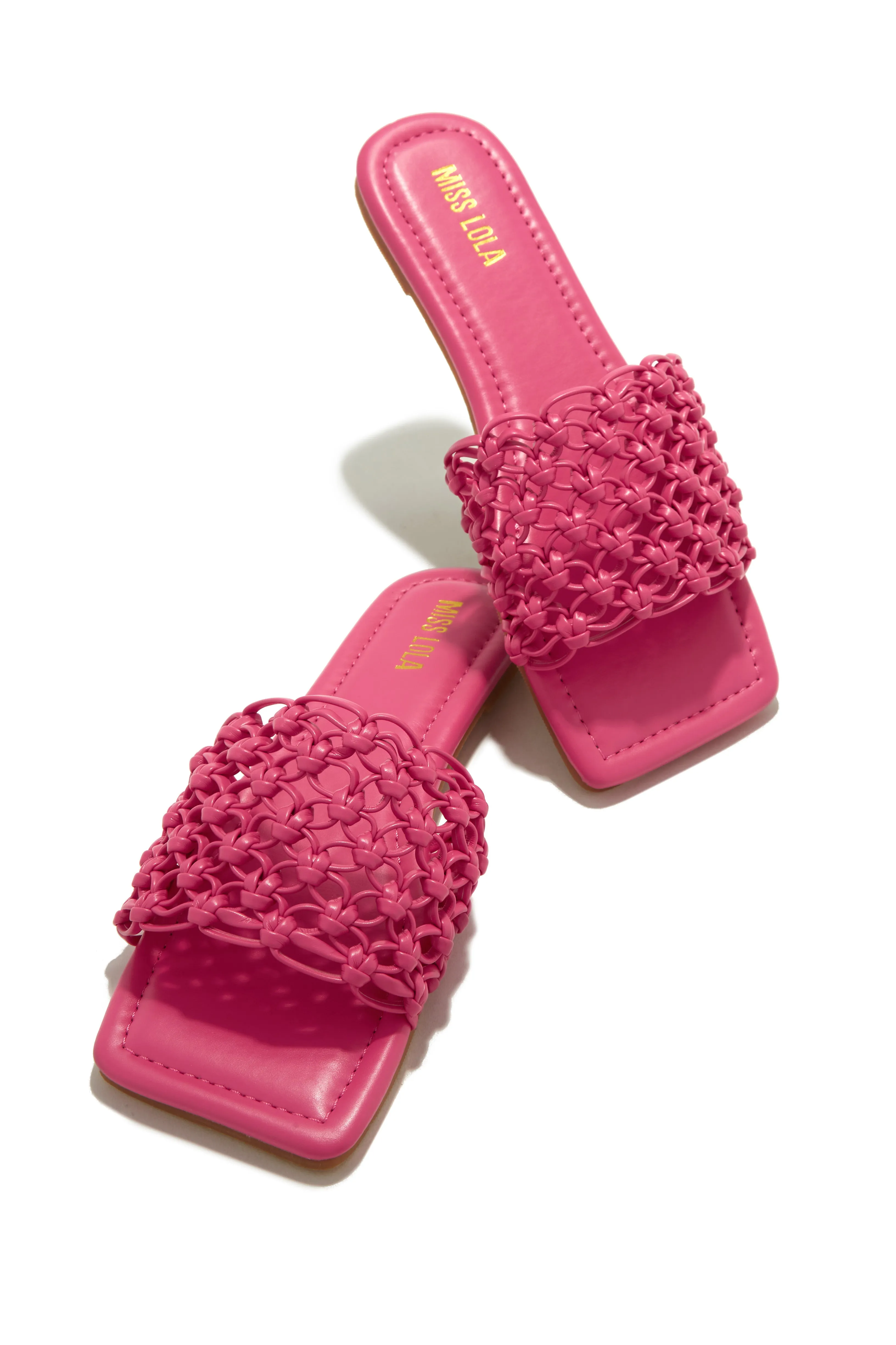 Playa Hermosa Slip On Sandals - Pink sold by Miss Lola product image thumbnail 4