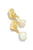 Villa Resort Faux Pearl Earring - Gold sold by Miss Lola