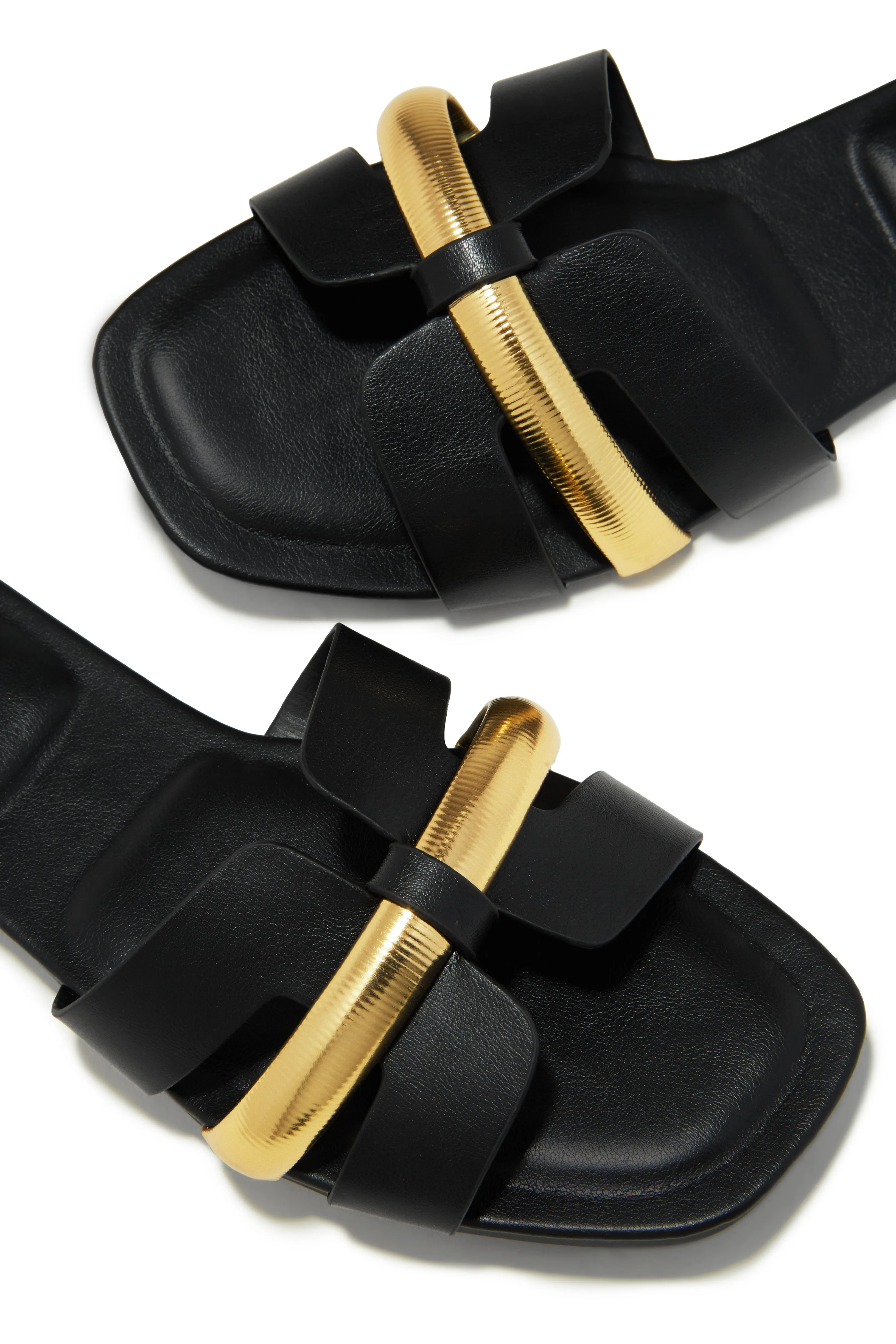 Keila Slip On Sandals - Black sold by Miss Lola product image thumbnail 3