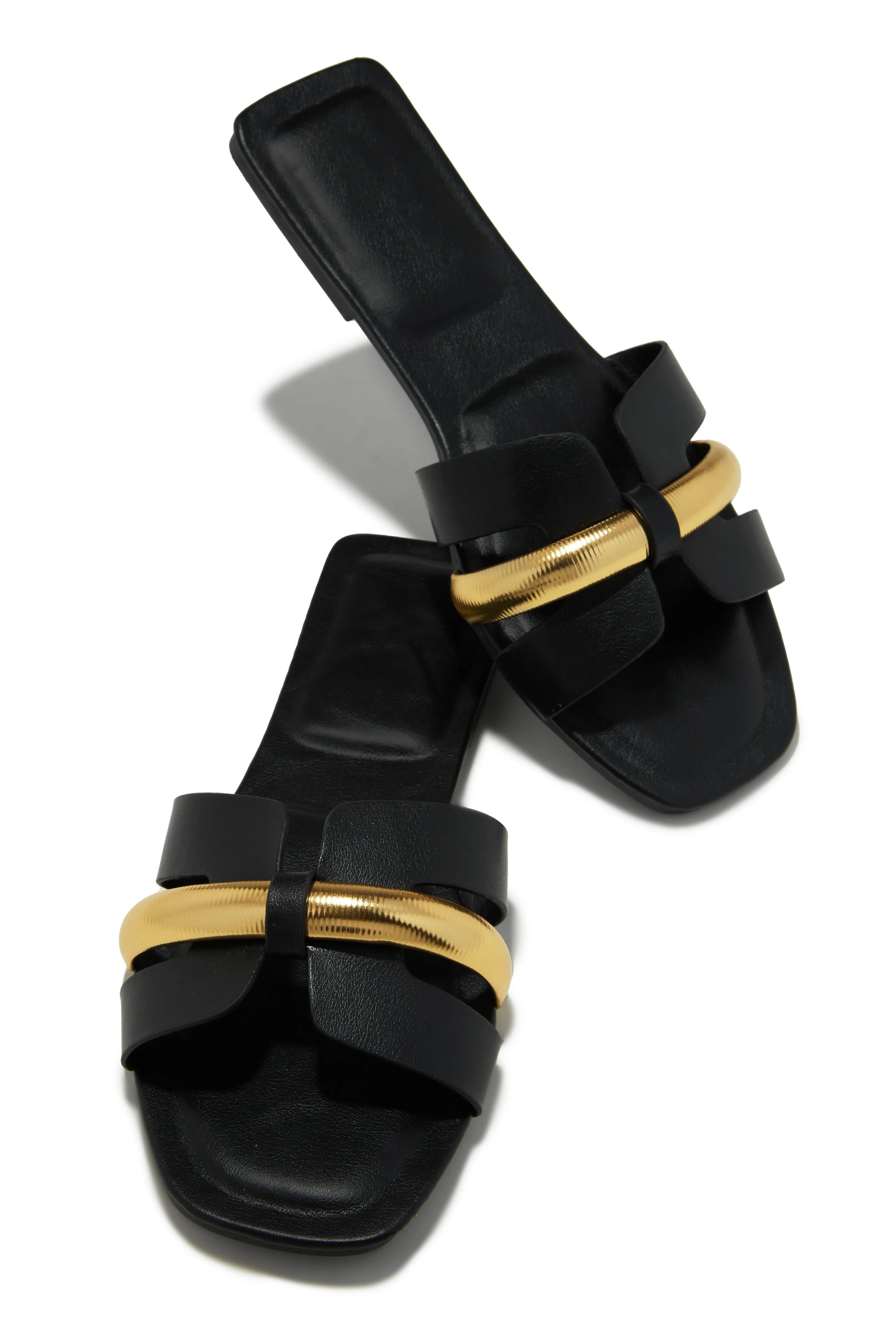 Keila Slip On Sandals - Black sold by Miss Lola product image thumbnail 5