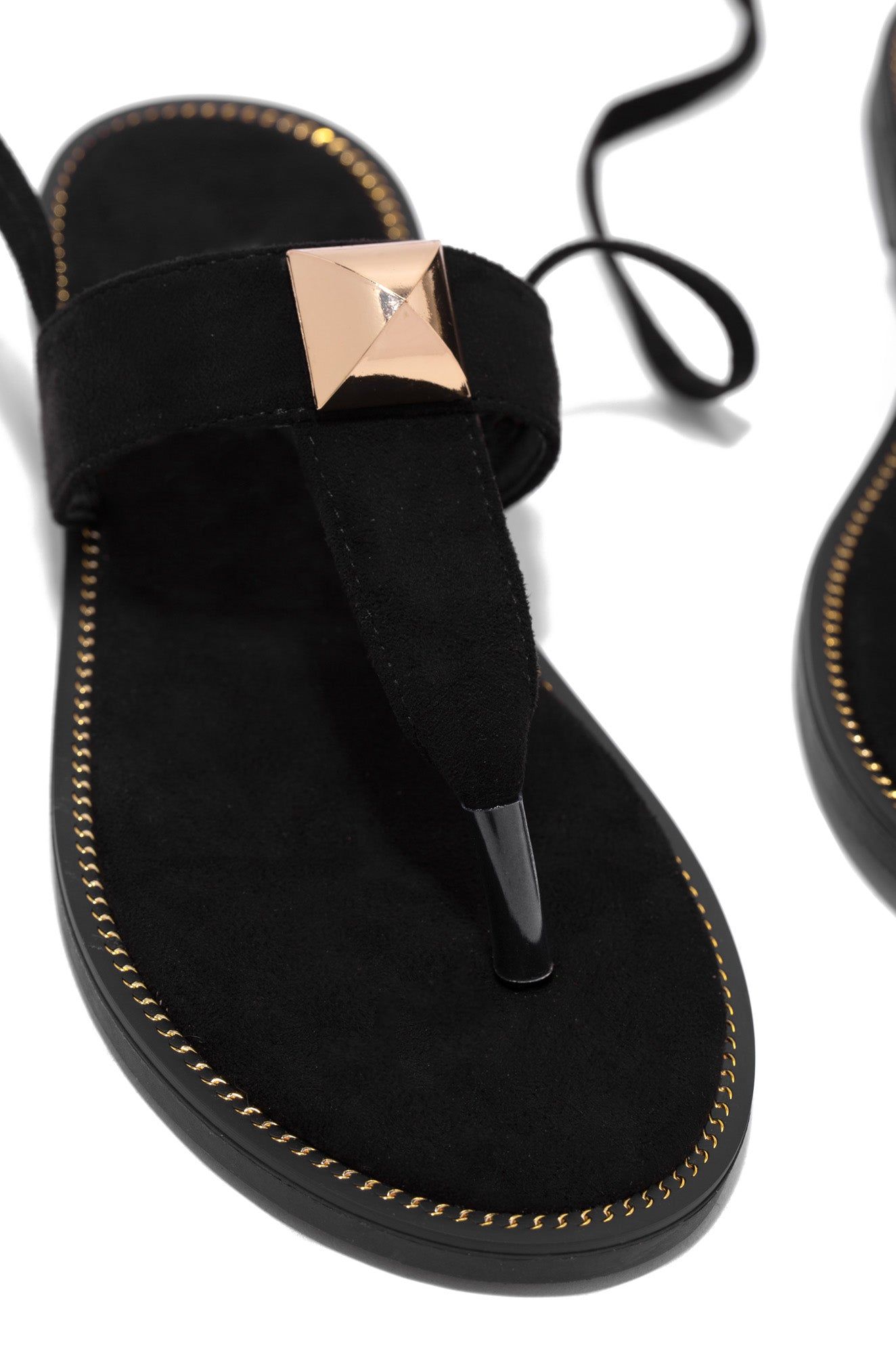 Endless Paradise Lace Up Sandals - Black sold by Miss Lola product image thumbnail 3