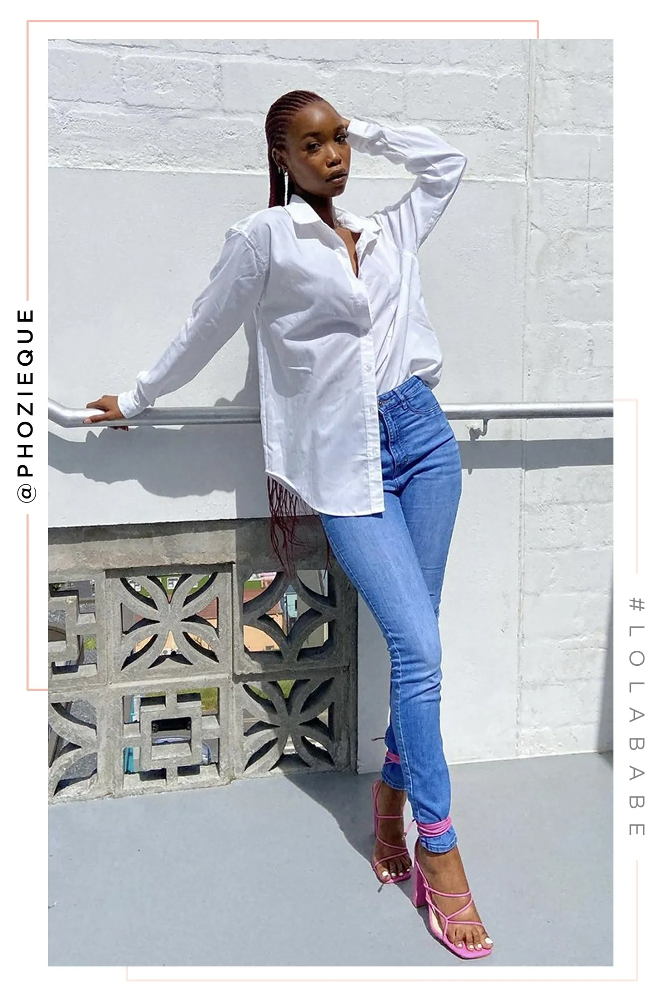 Chic Weekend Long Sleeve Button Top - White sold by Miss Lola product image thumbnail 3