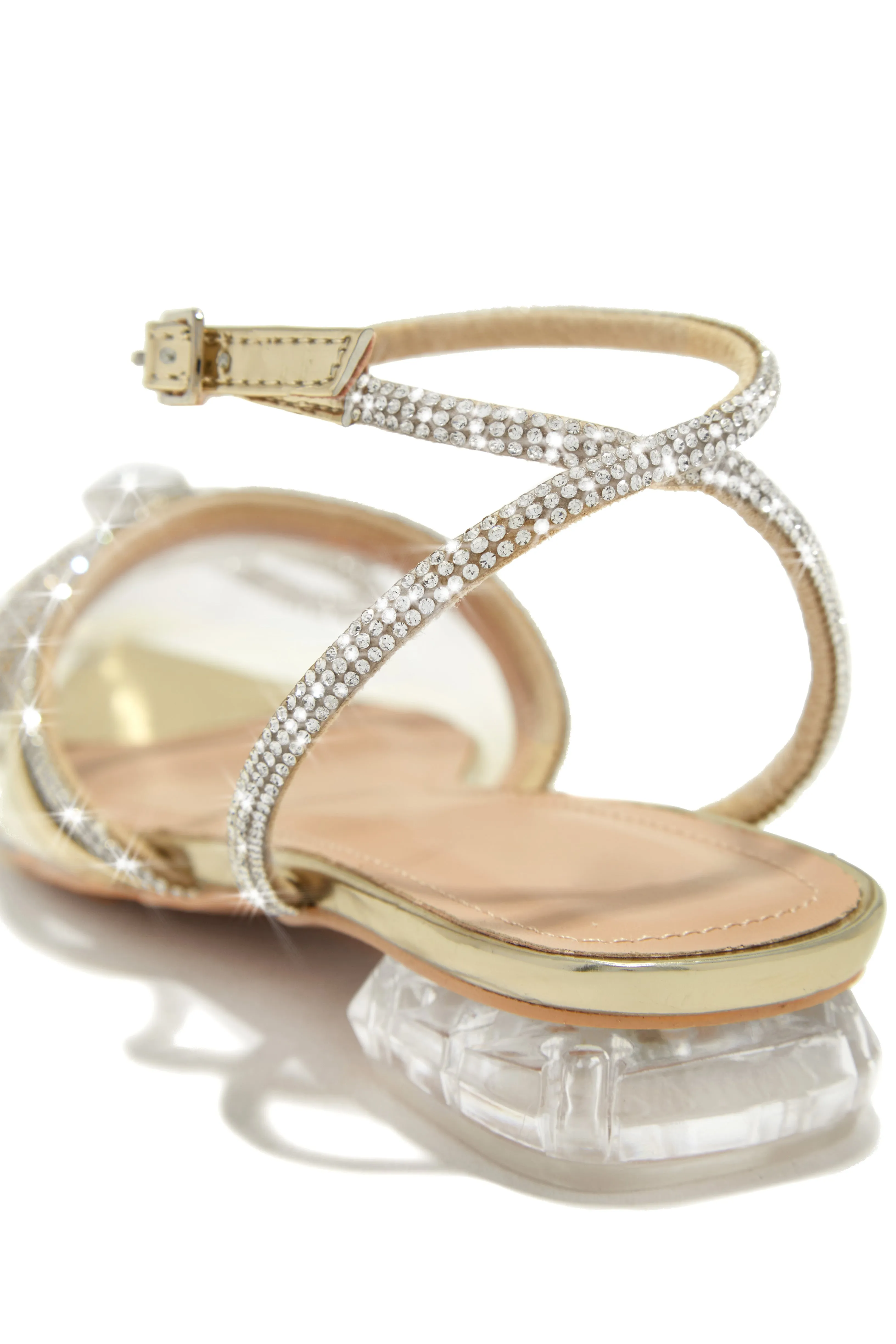 The Afterparty Embellished Pointed Toe Flats - Gold sold by Miss Lola product image thumbnail 2
