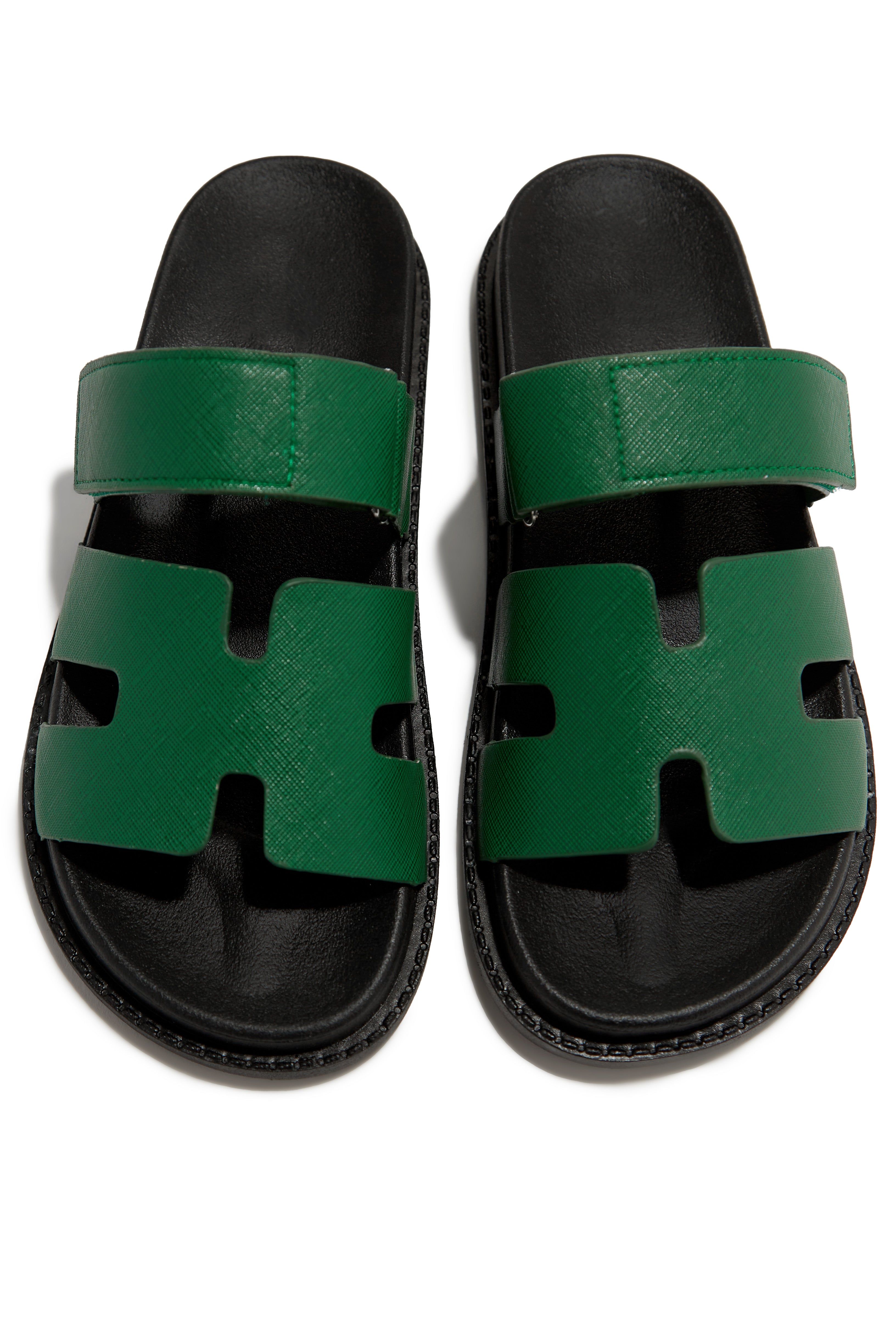 Evana Slip On Sandals - Green sold by Miss Lola product image thumbnail 5