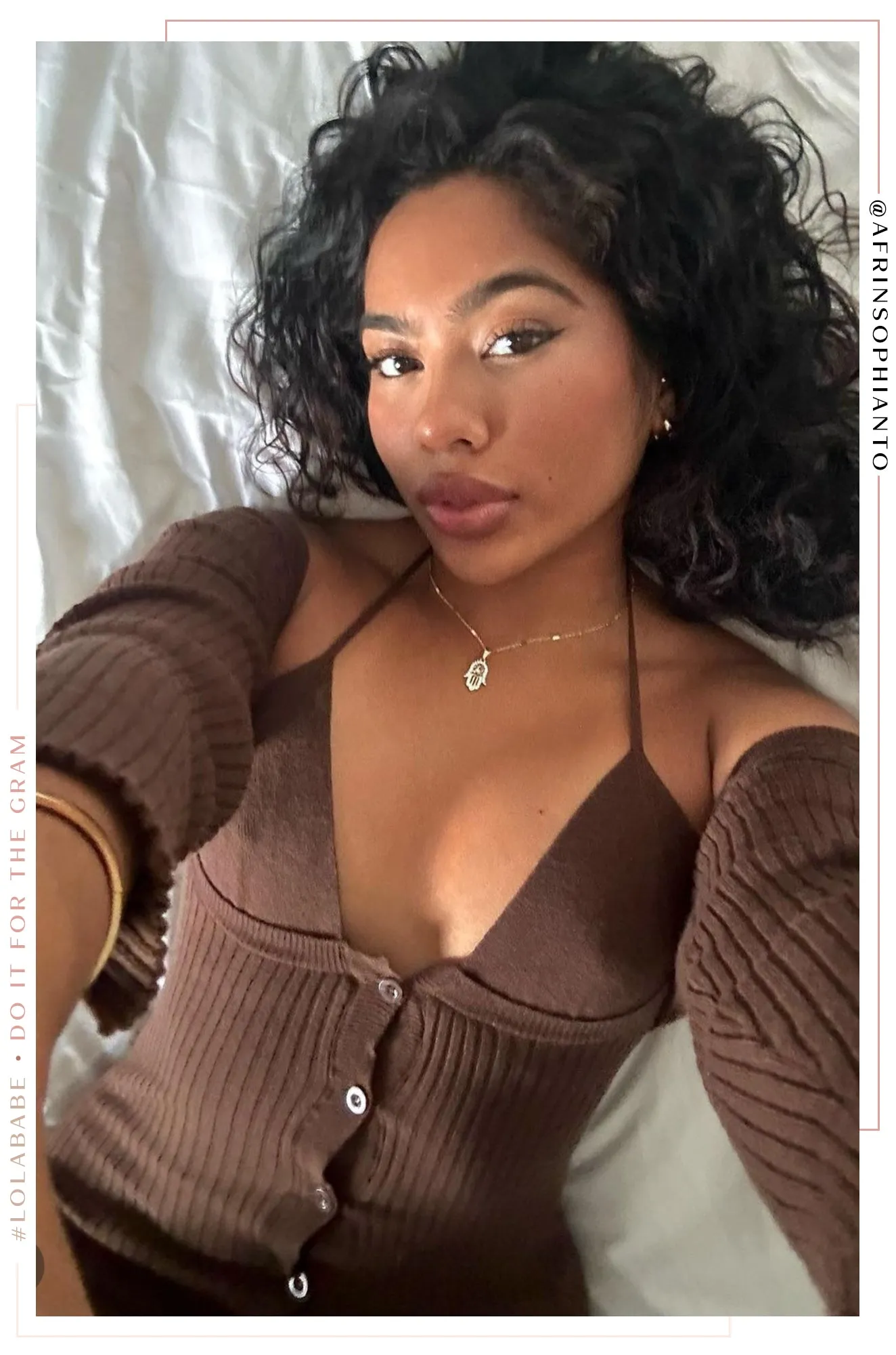 Crazy For You Knit Mini Dress - Brown sold by Miss Lola