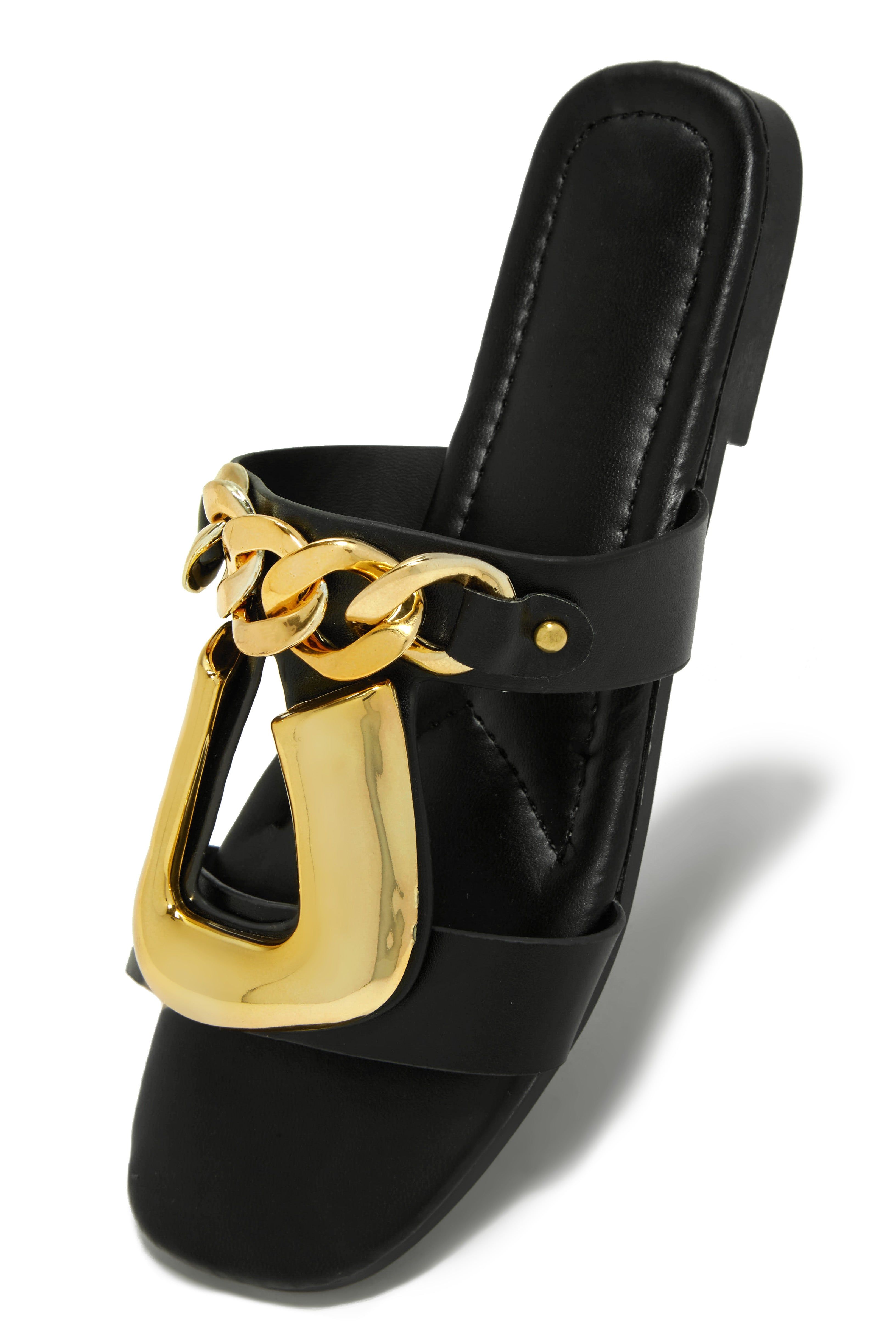 Maldives Island Slip On Sandals - Black sold by Miss Lola product image thumbnail 4