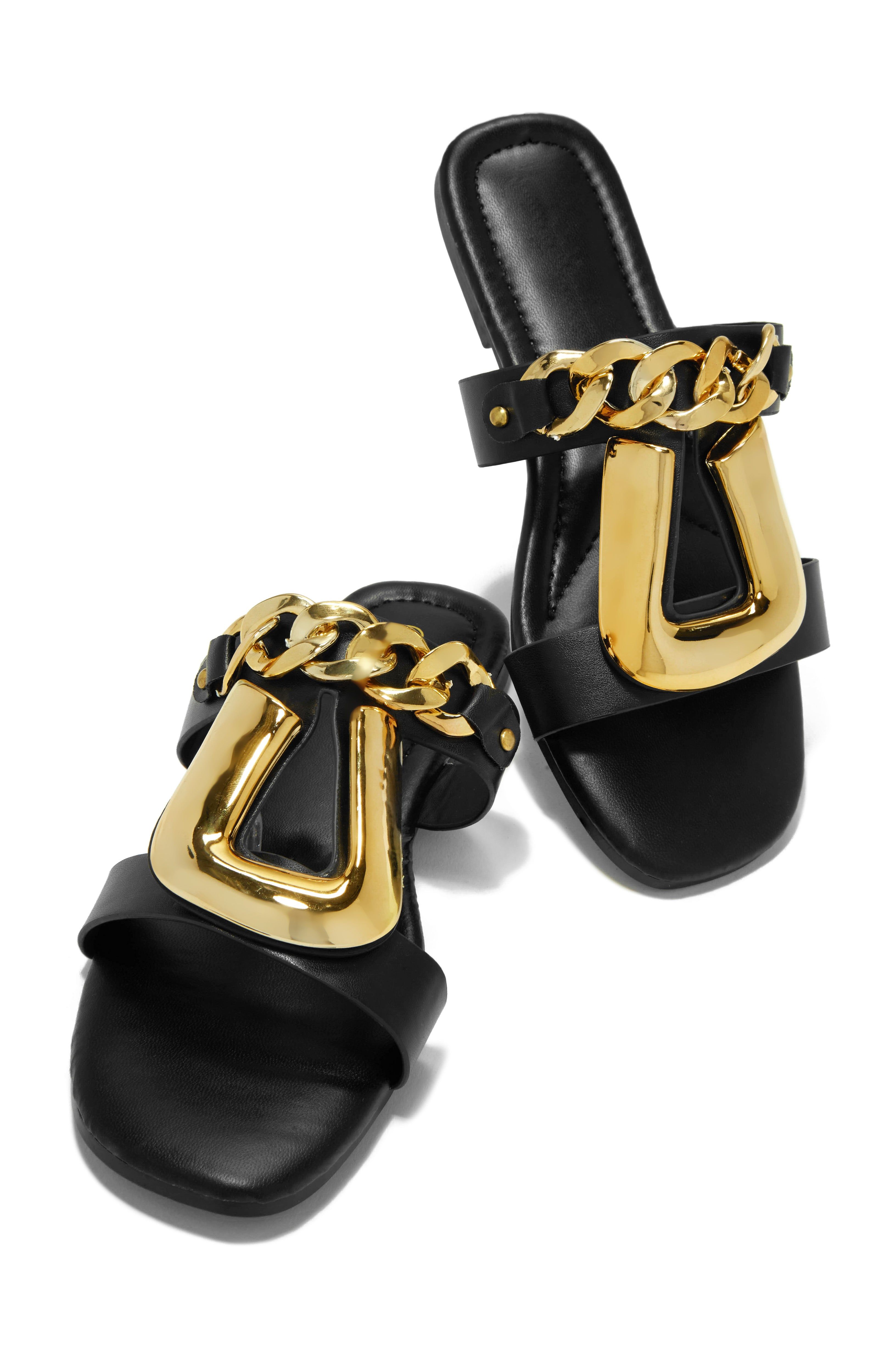 Maldives Island Slip On Sandals - Black sold by Miss Lola product image thumbnail 2