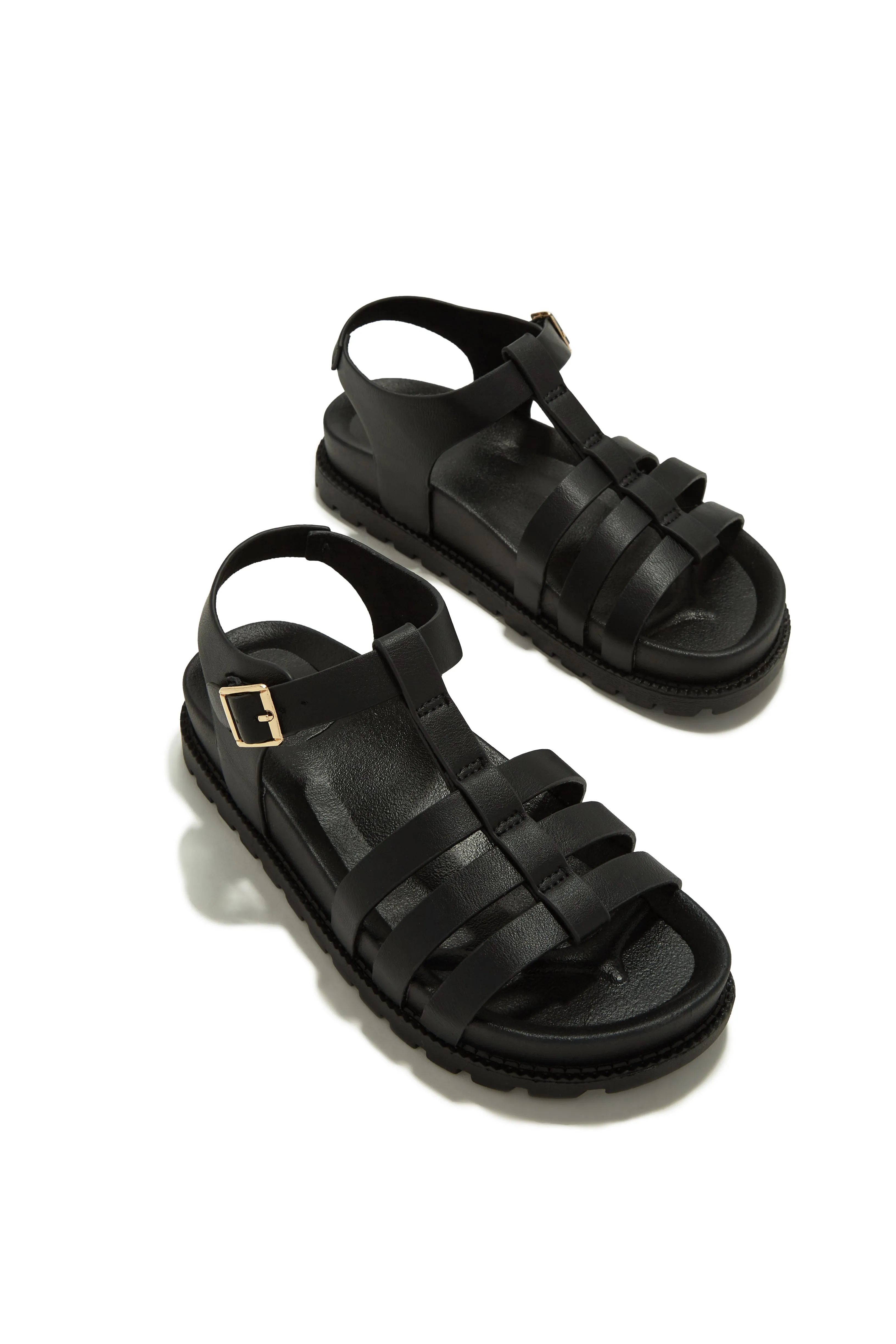 Vacay Ready Caged Sandals - Black sold by Miss Lola product image thumbnail 2
