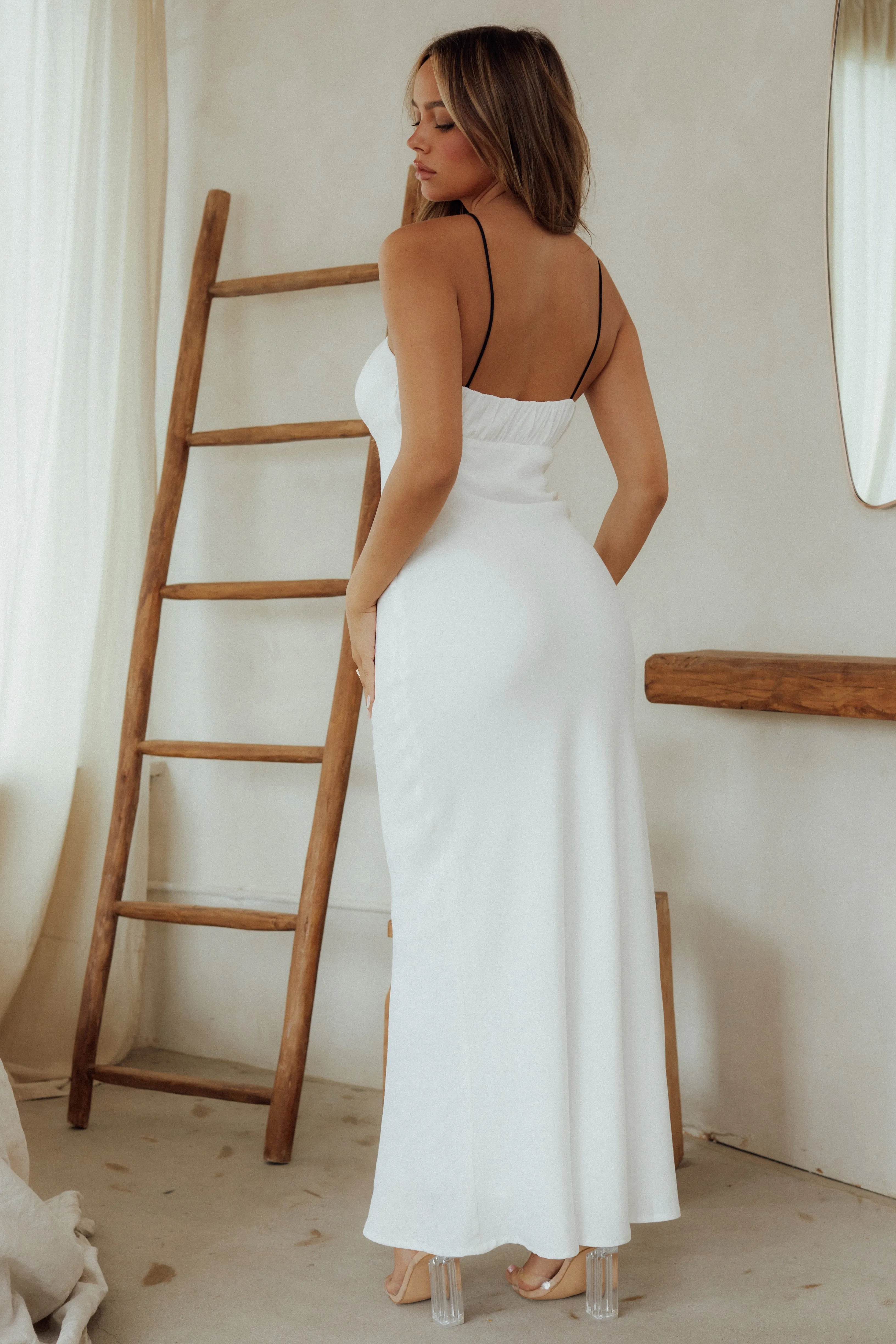 Aylana Maxi Dress - Off White sold by Miss Lola product image thumbnail 3