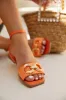 Riviera Sun Ankle Strap Sandals - Orange sold by Miss Lola