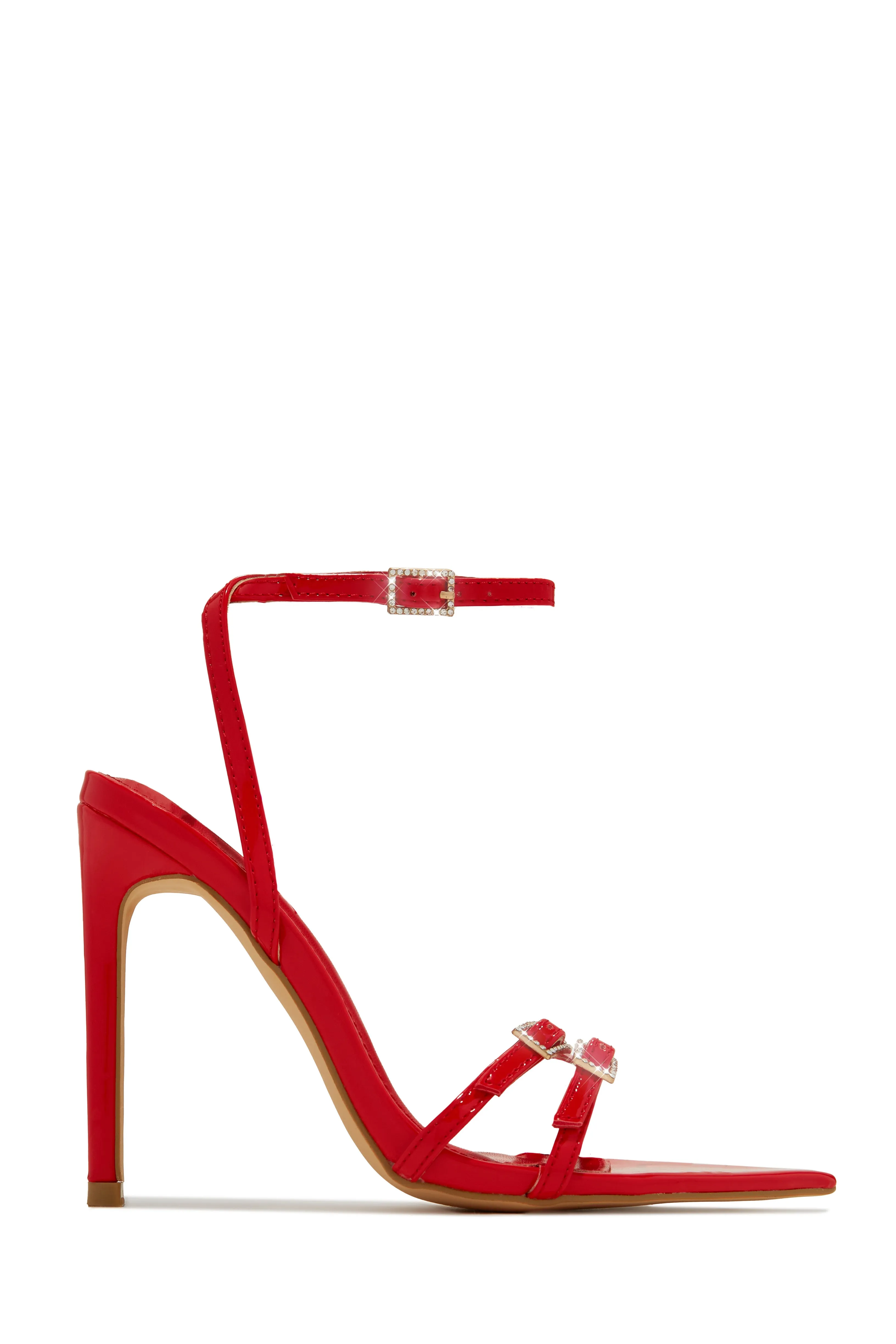 Glamorous Party Embellished High Heels - Red sold by Miss Lola product image thumbnail 4