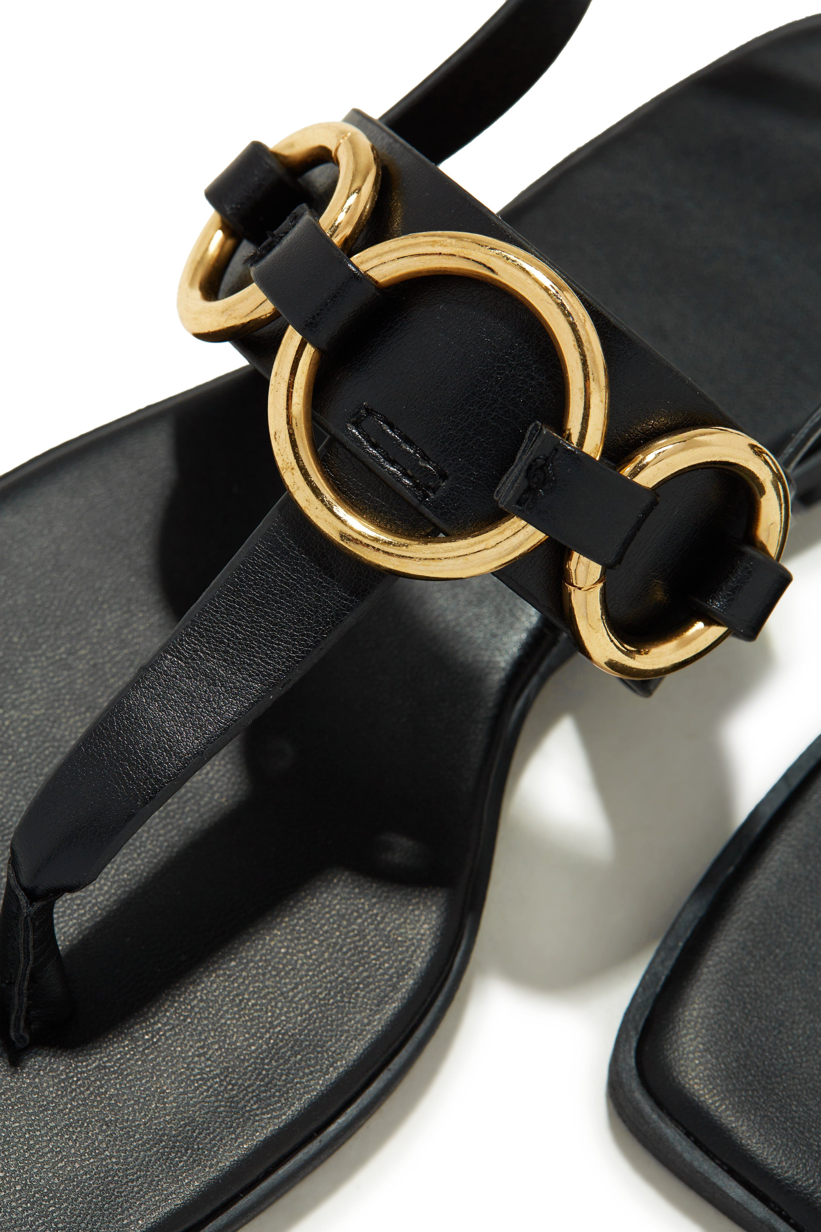 Lost At Sea Flat Sandals - Black sold by Miss Lola product image thumbnail 4