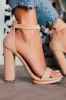 New View Block High Heels - Nude sold by Miss Lola