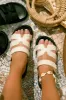 Baja Resort Chunky Slip On Sandals - Beige sold by Miss Lola