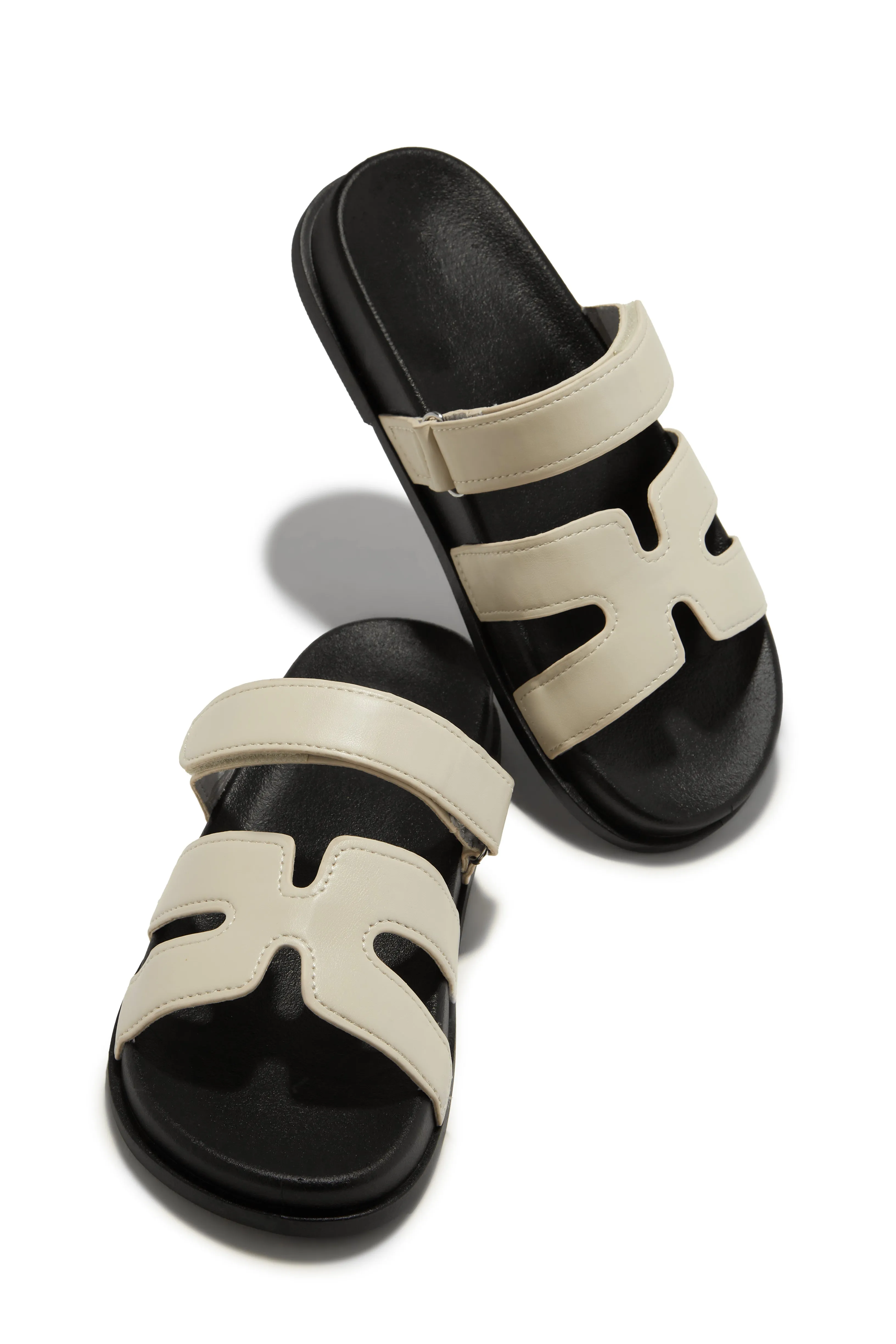 Baja Resort Chunky Slip On Sandals - Beige sold by Miss Lola product image thumbnail 4