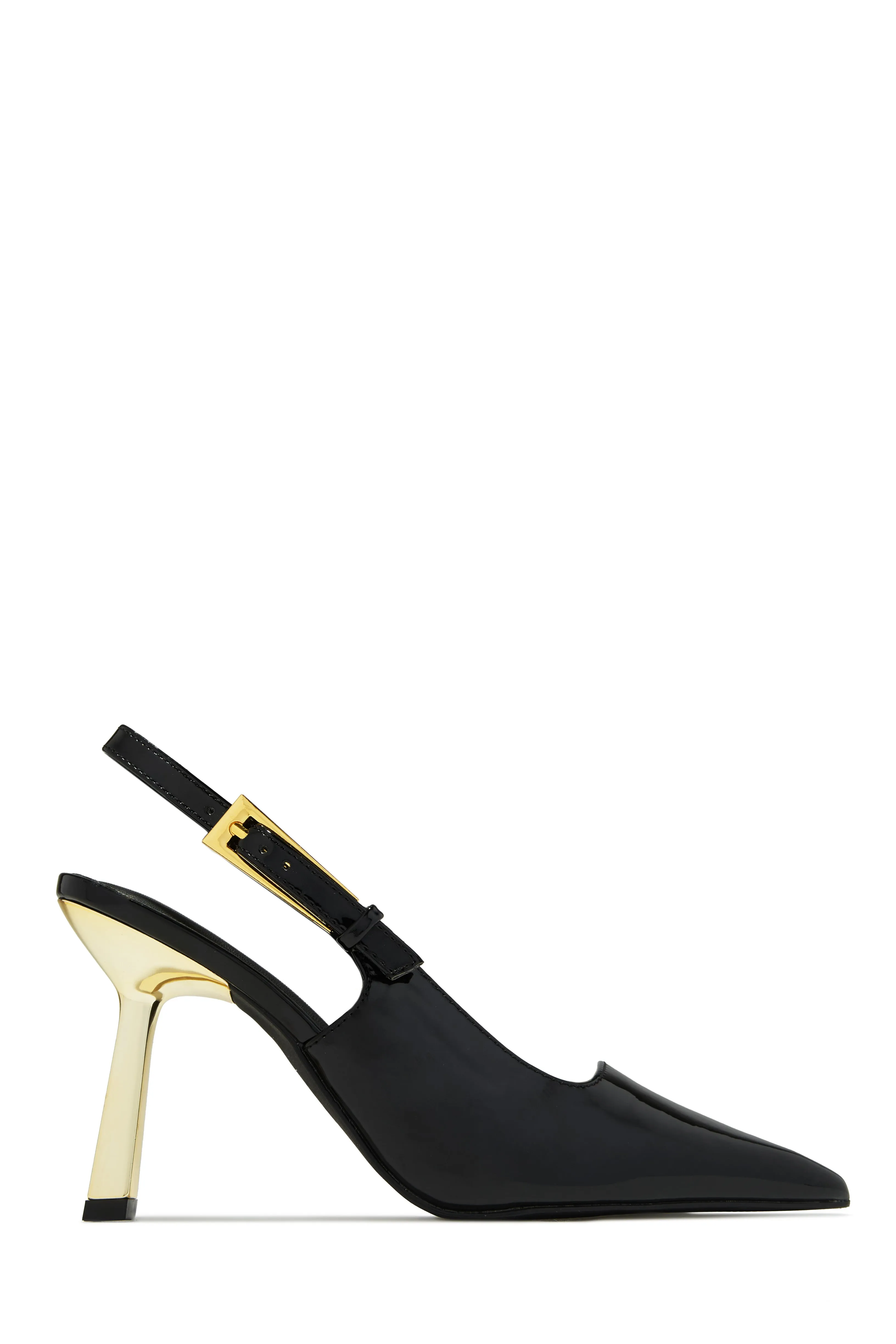 Charlotte Slingback Pumps - Black sold by Miss Lola product image thumbnail 5
