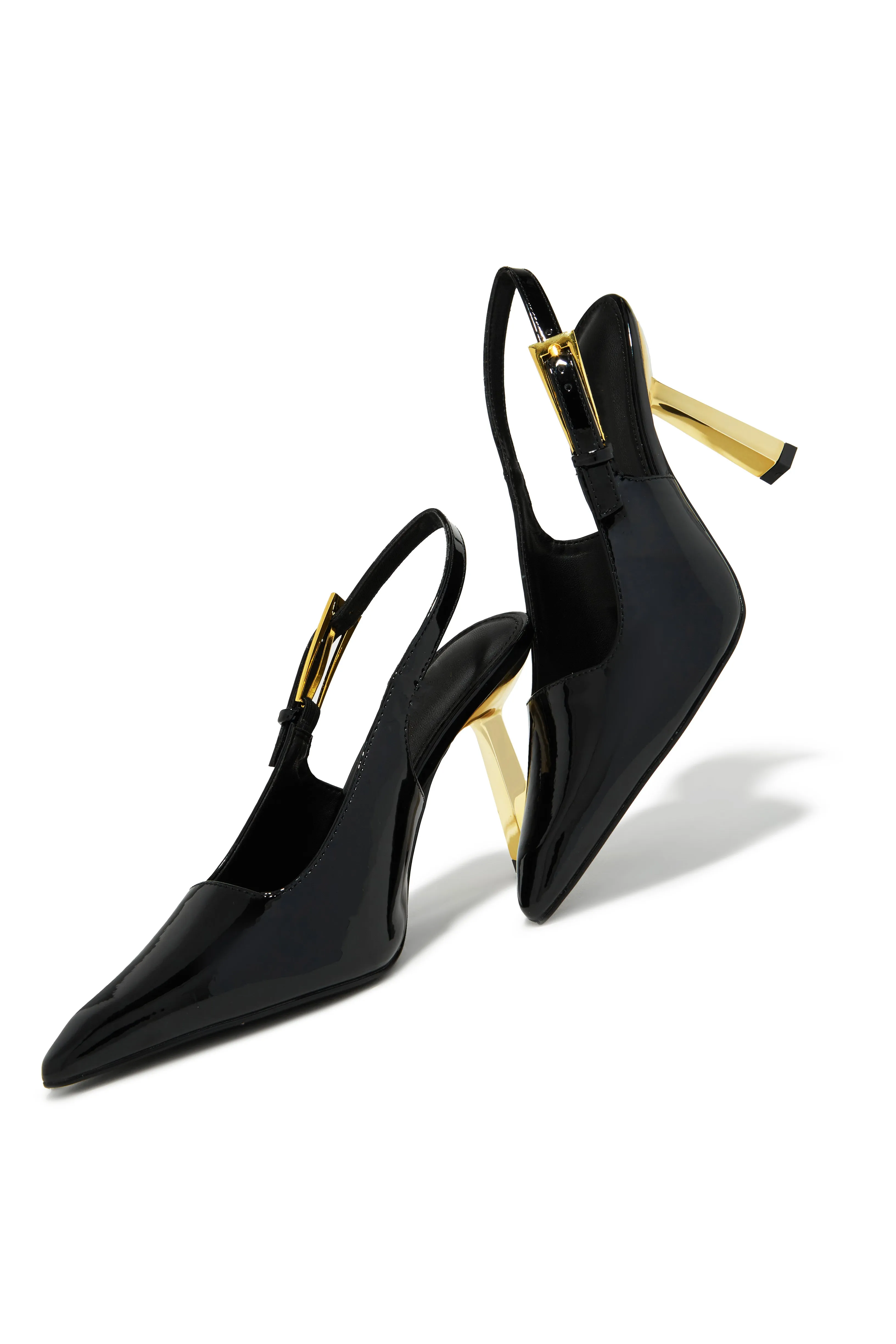 Charlotte Slingback Pumps - Black sold by Miss Lola product image thumbnail 3