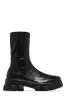 Brooklyn Way Platform Combat Boots - Black PU sold by Miss Lola