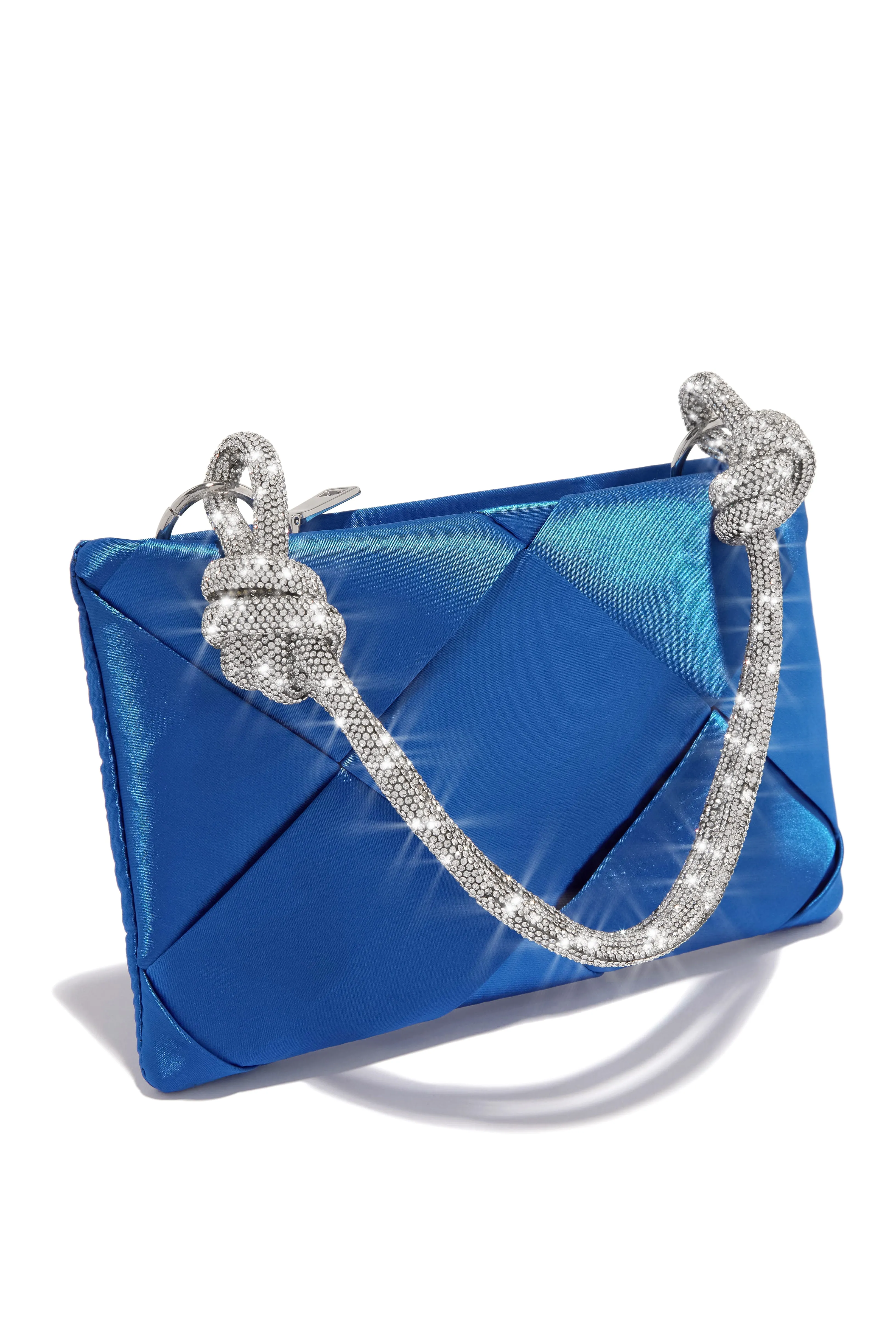 Always Lavish Embellished Clutch Handbag - Blue sold by Miss Lola product image thumbnail 4
