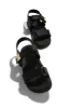 Mykonos Sands Chunky Sandals - Black sold by Miss Lola