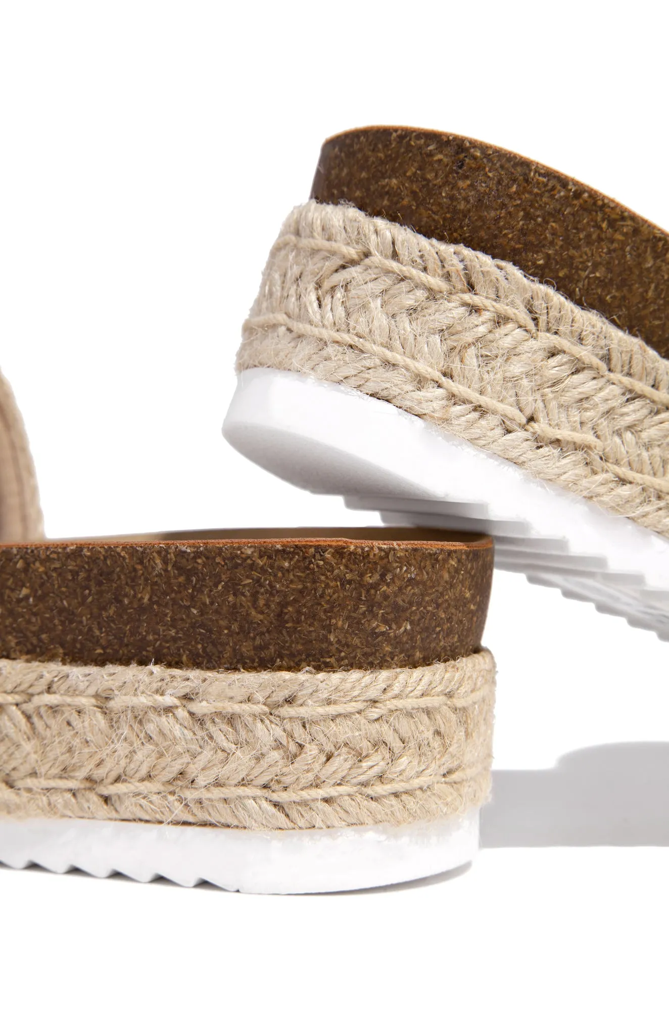 Puerto Nuevo Platform Espadrille Sandals - Nude sold by Miss Lola product image thumbnail 3