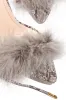 What A Flirt Lace Up High Heels - Snake sold by Miss Lola