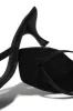 Karley Mid Heel Mules - Black sold by Miss Lola