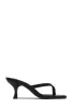 Karley Mid Heel Mules - Black sold by Miss Lola