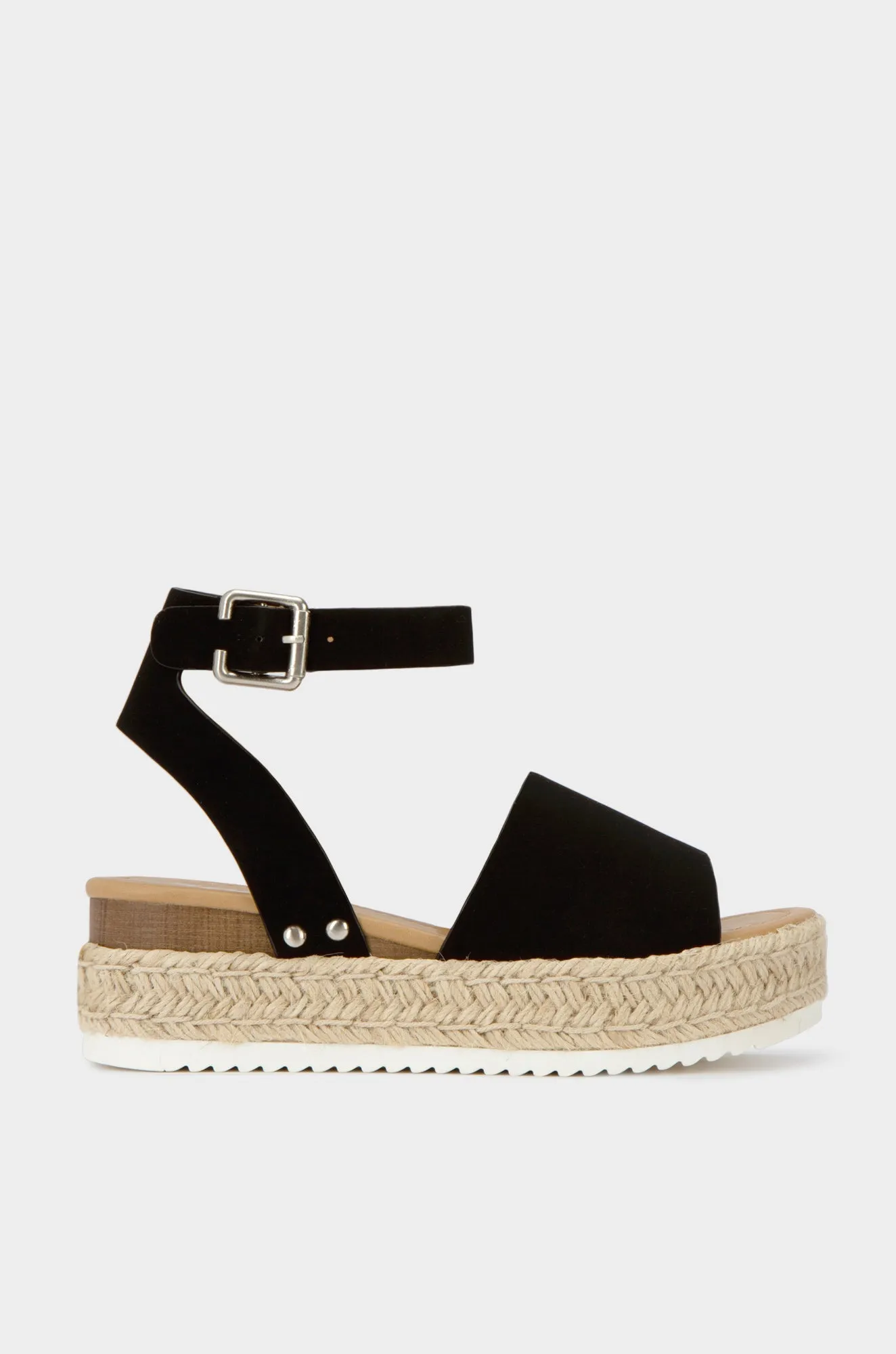 Voyage Platform Espadrille Sandals - Black sold by Miss Lola product image thumbnail 3